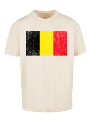 F4NT4STIC Shirt ‘Belgium Belgien Flagge’ Gemengde kleuren