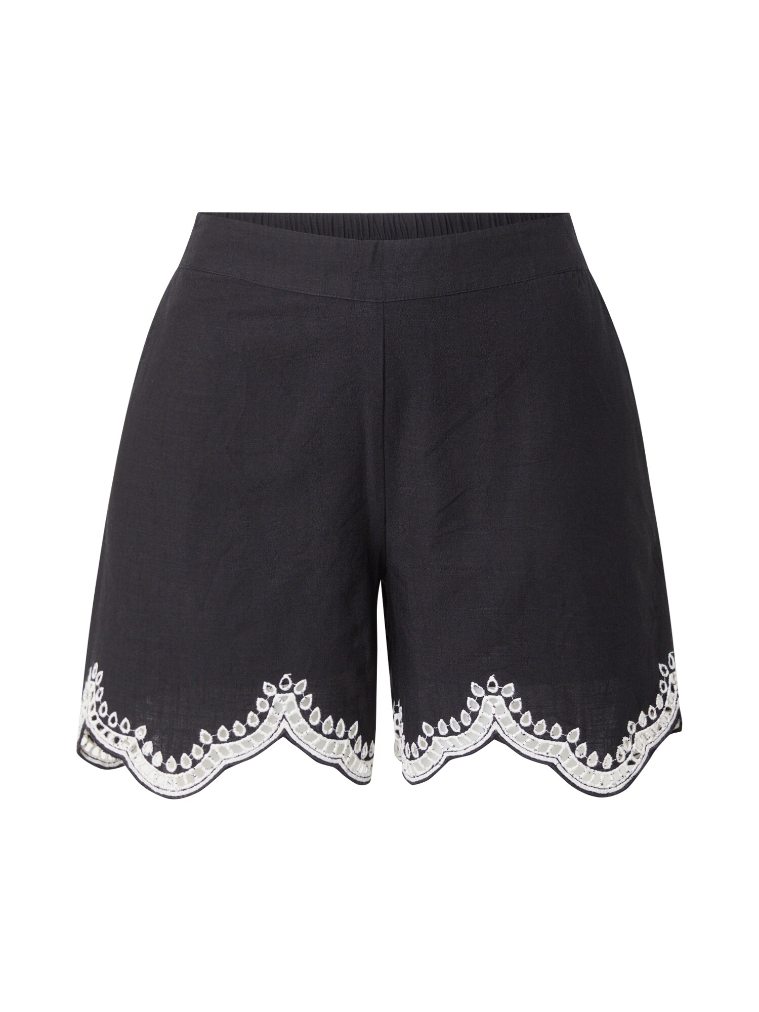 VERO MODA Nadrág 'VMDiana'  fekete / fehér akciós termékkép 1