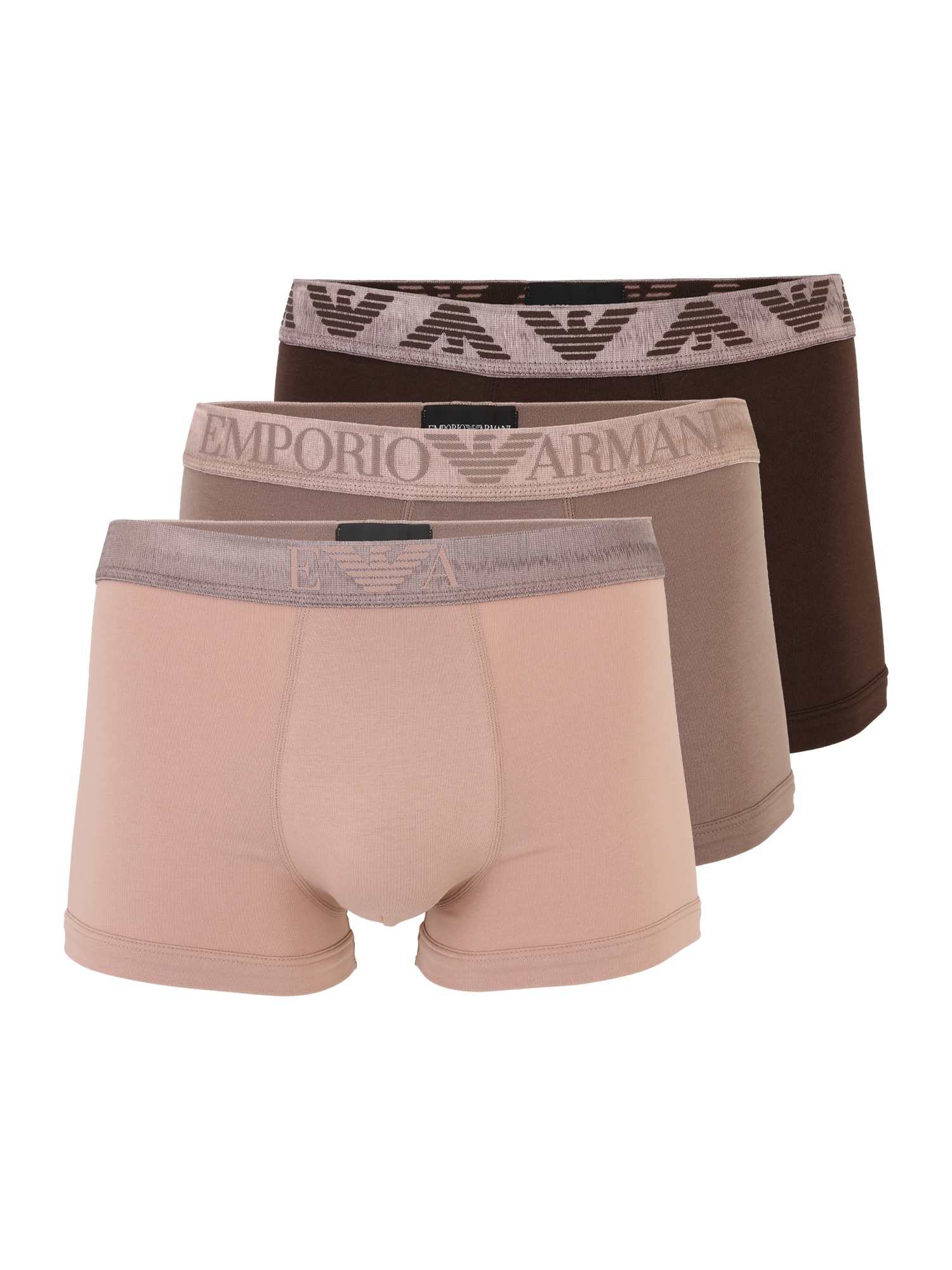 Emporio Armani Boxeri  bej / negru