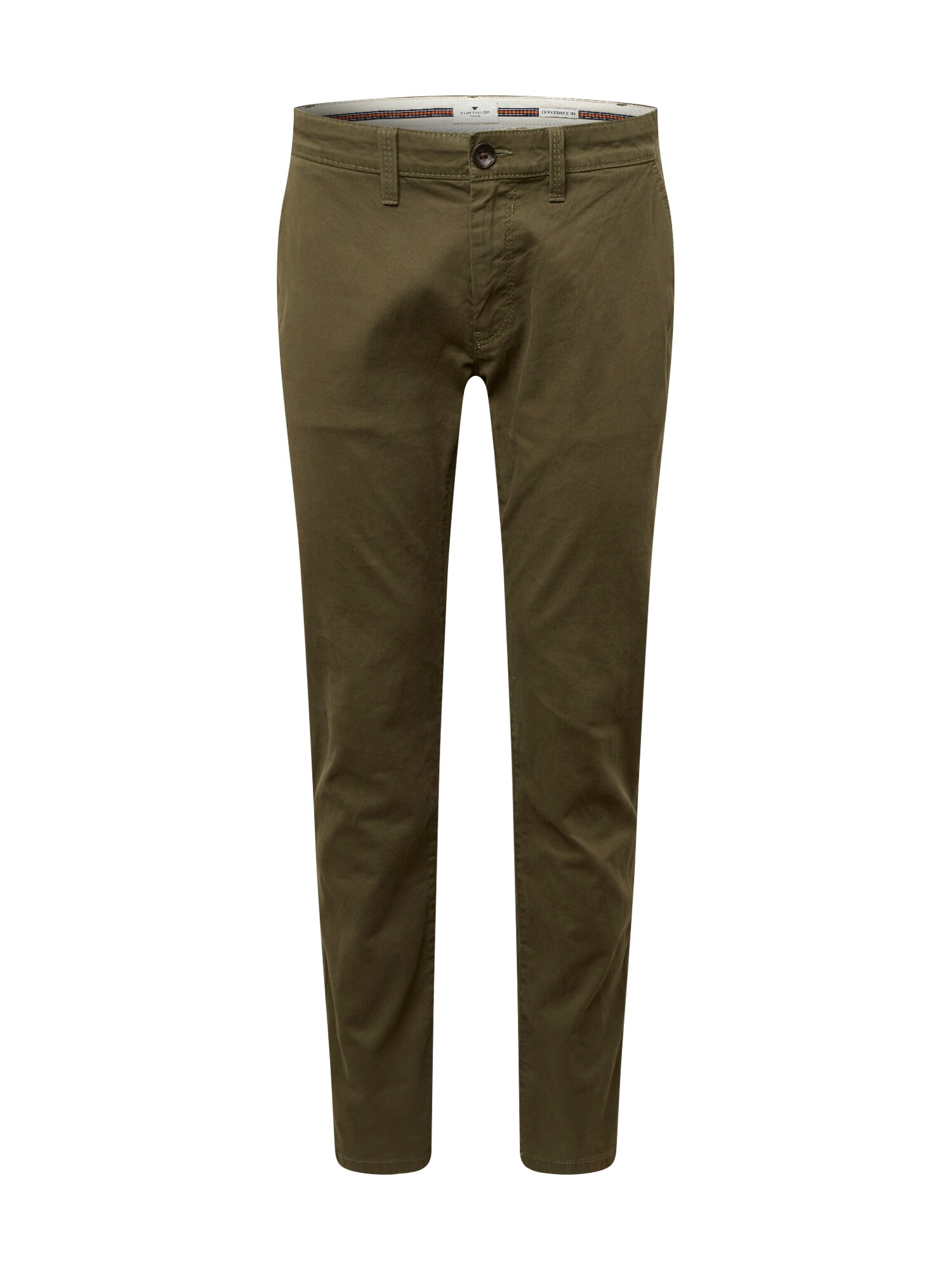 TOM TAILOR Chino stiliaus kelnės  rusvai žalia