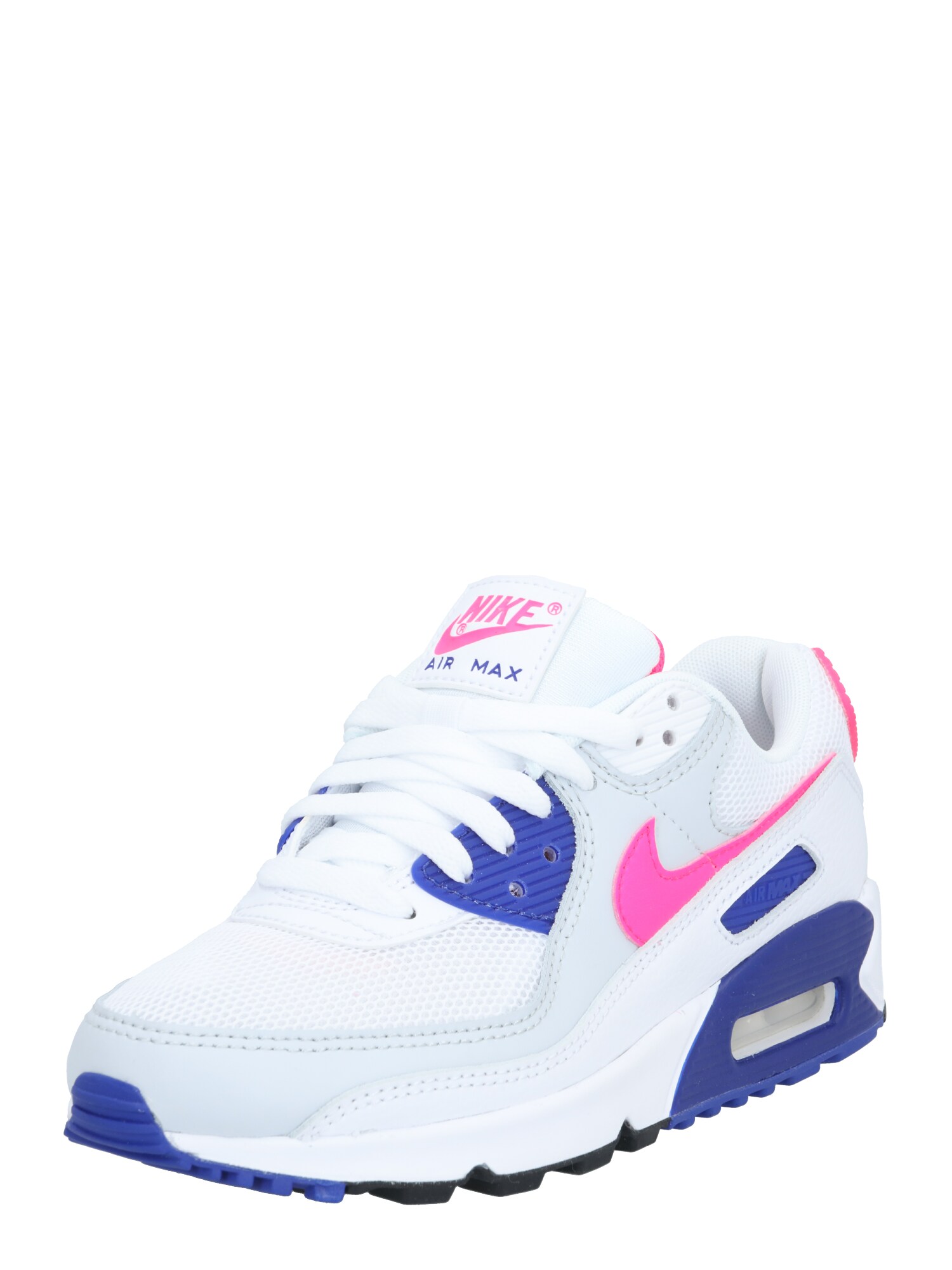 Nike Sportswear Sportbačiai be auliuko 'AIR MAX 90'  rožinė / balta / mėlyna