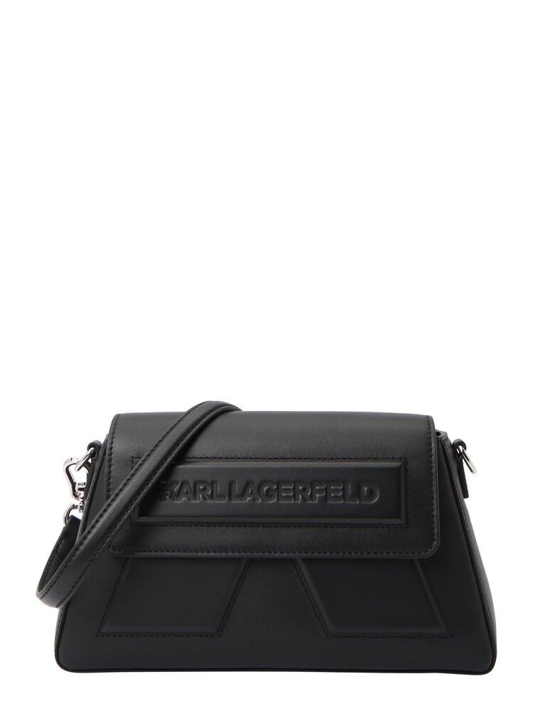 Karl Lagerfeld Umhängetasche 'Ikon' Damen Größe One Size schwarz / silber