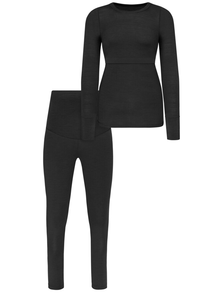 normani Umstand Wäsche-Sets Damen Größe 75 anthrazit