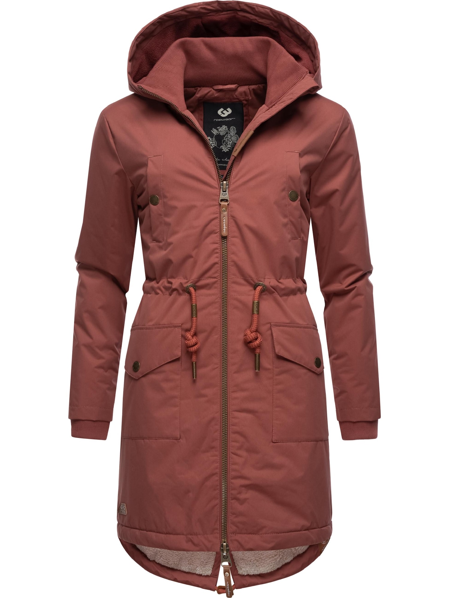Ragwear Téli parka 'Crescend'  rozsdabarna termék 2. képe