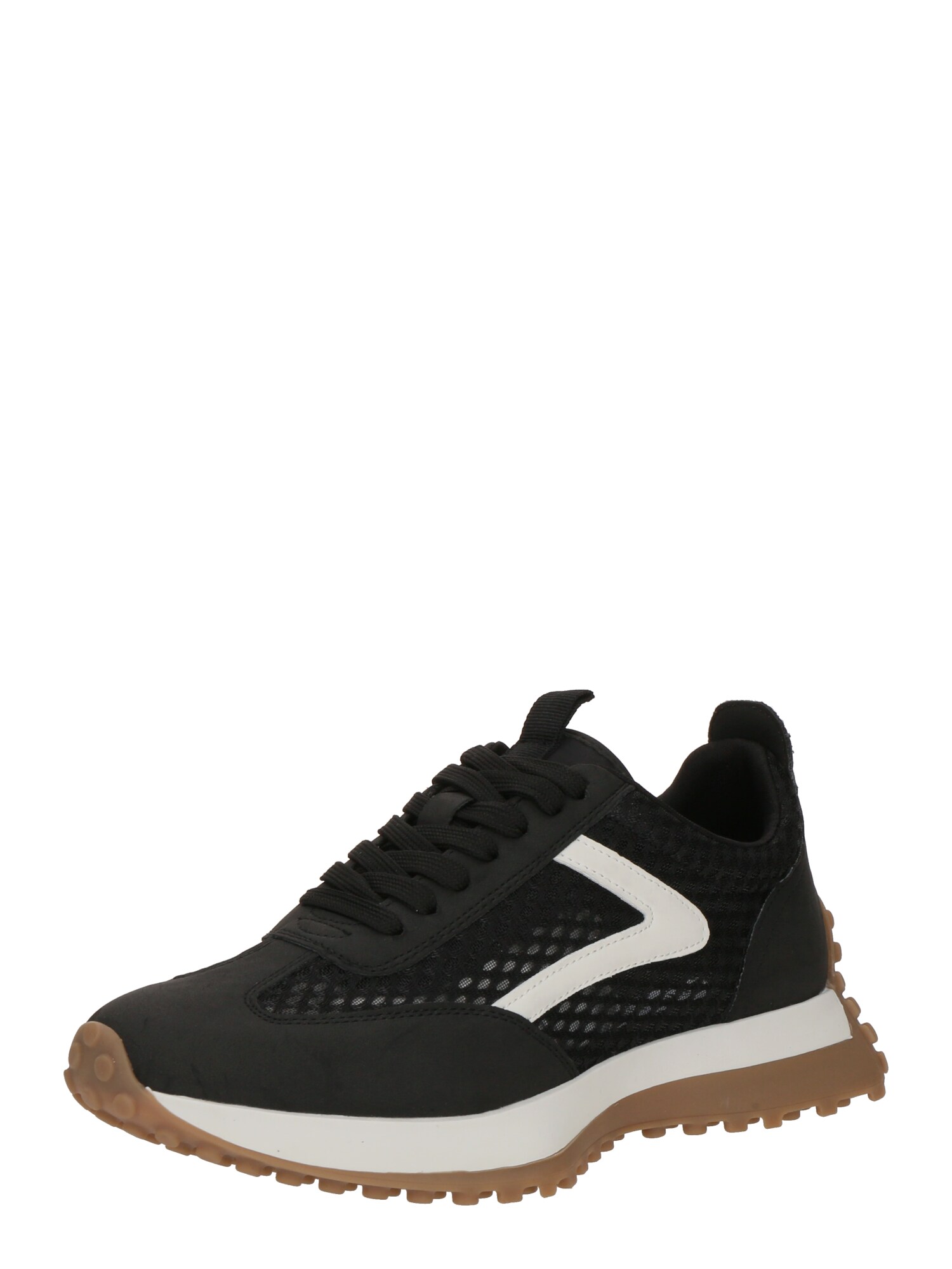 STEVE MADDEN Sneaker low Dasherr  negru / alb