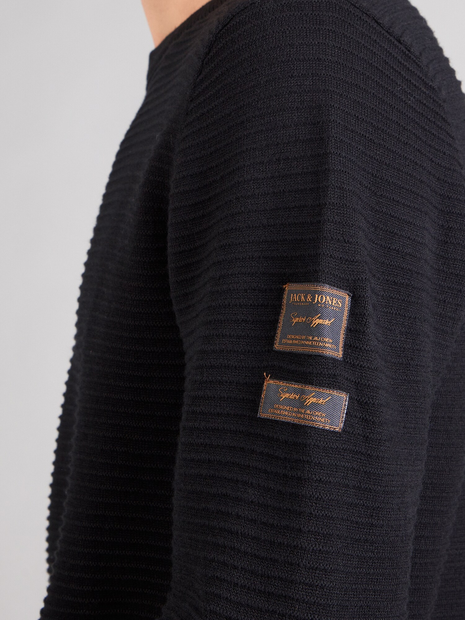 JACK & JONES Sveter 'JJDAYTONA'  čierna (obrázok 5)