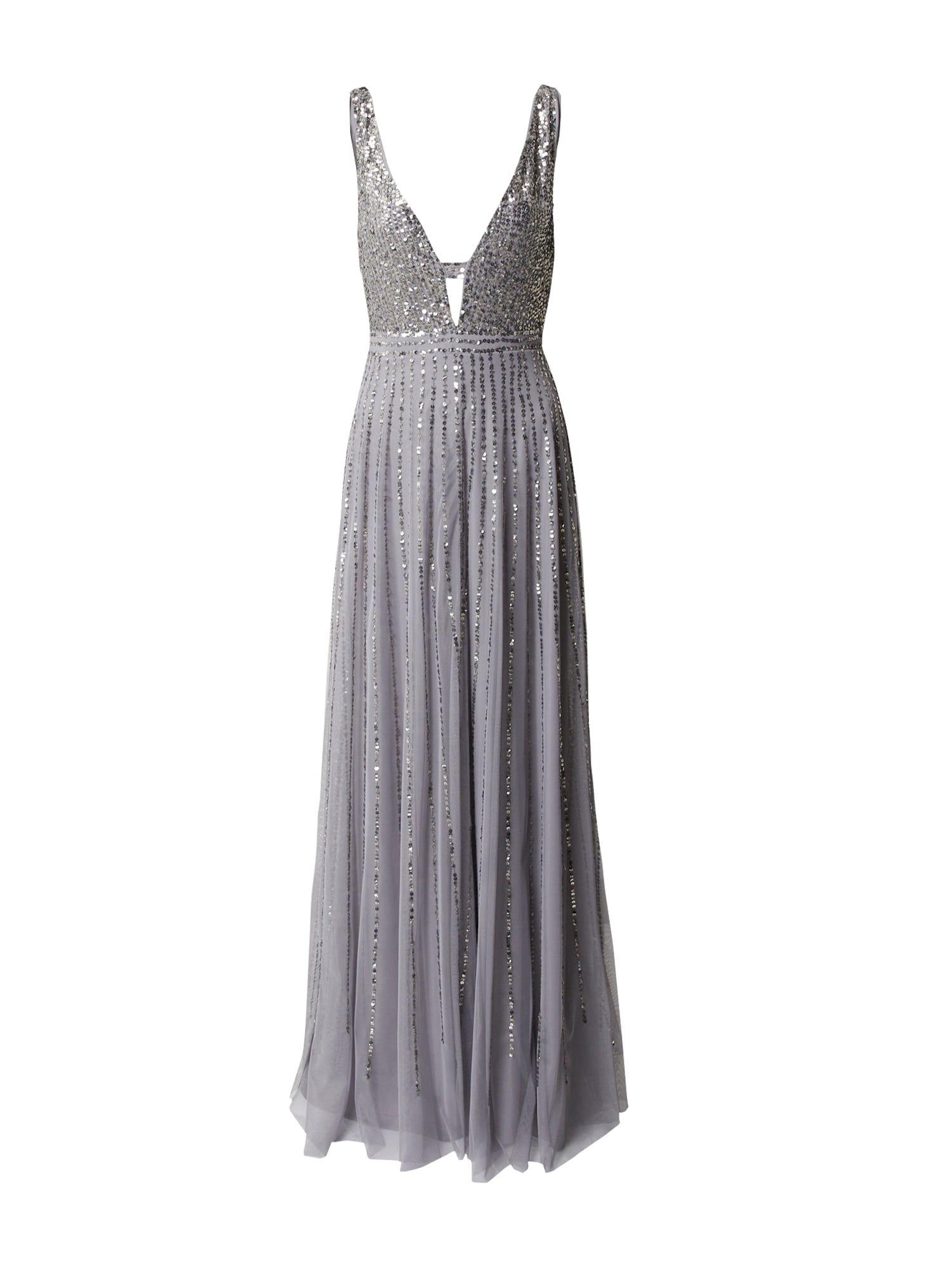 LACE & BEADS Večernja haljina 'Myla'  siva