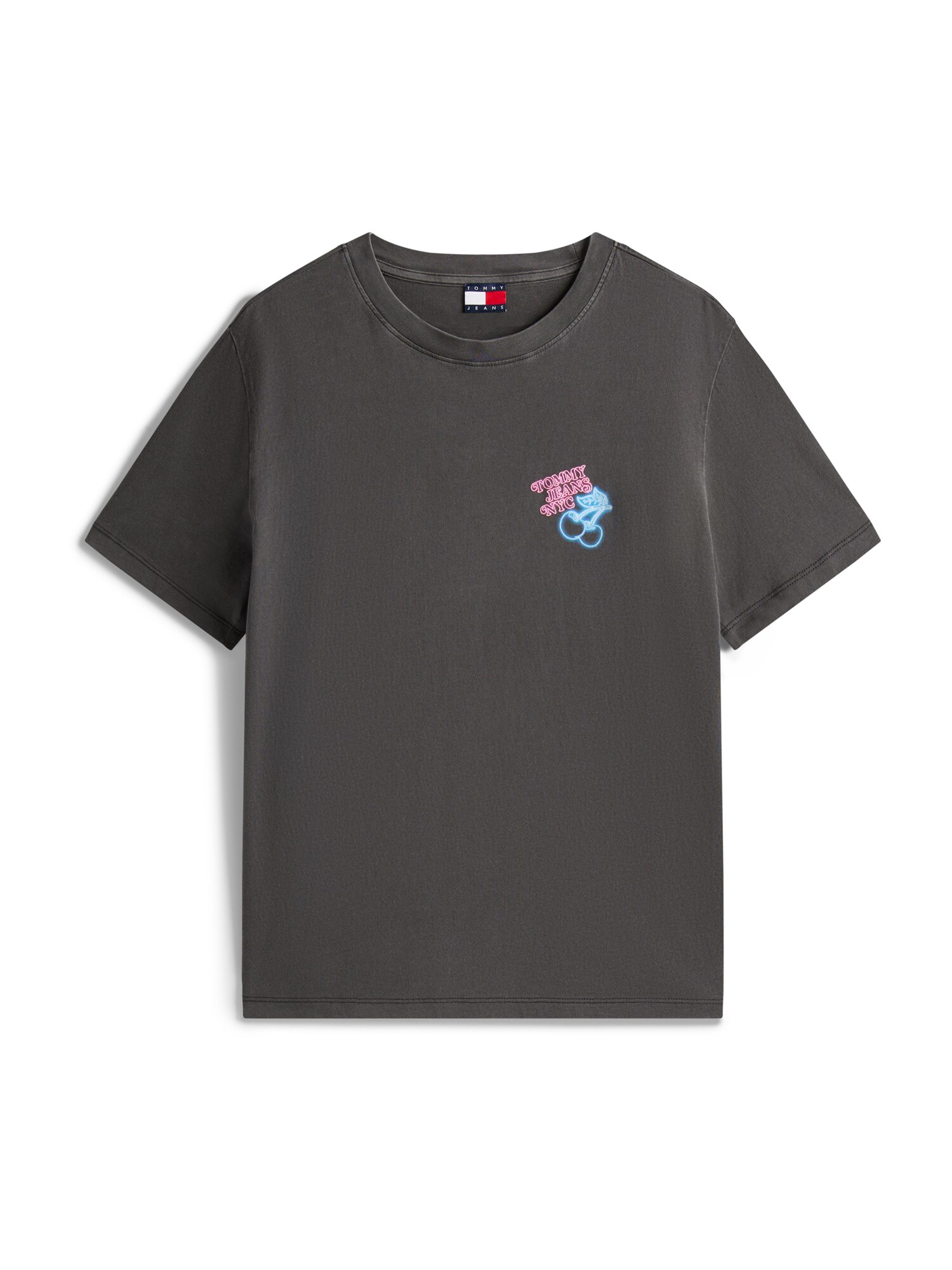 Tommy Jeans Póló  neonkék / neon-rózsaszín / fekete akciós termékkép 1