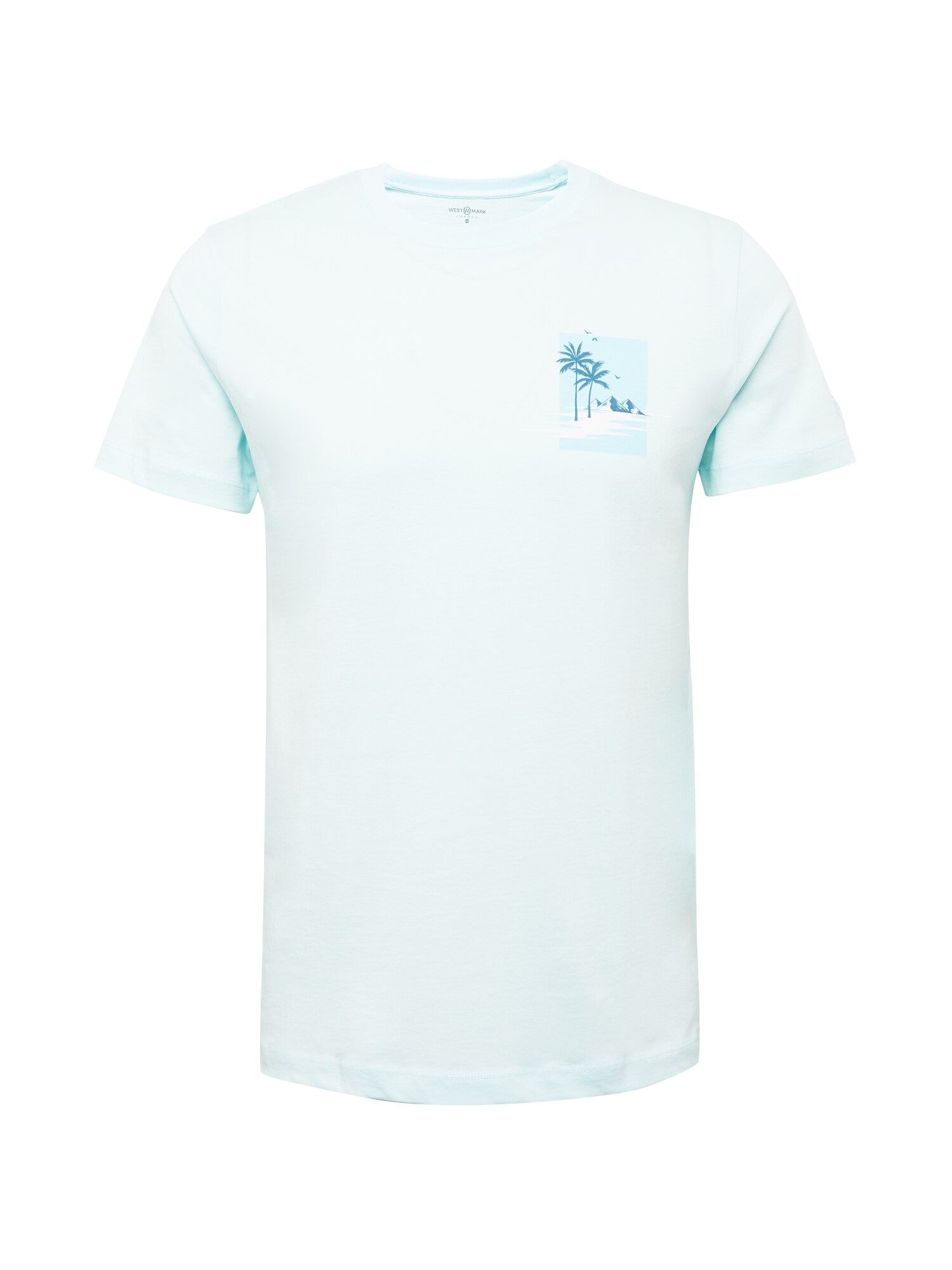 WESTMARK LONDON Marškinėliai pastelinė mėlyna / šviesiai mėlyna / balta