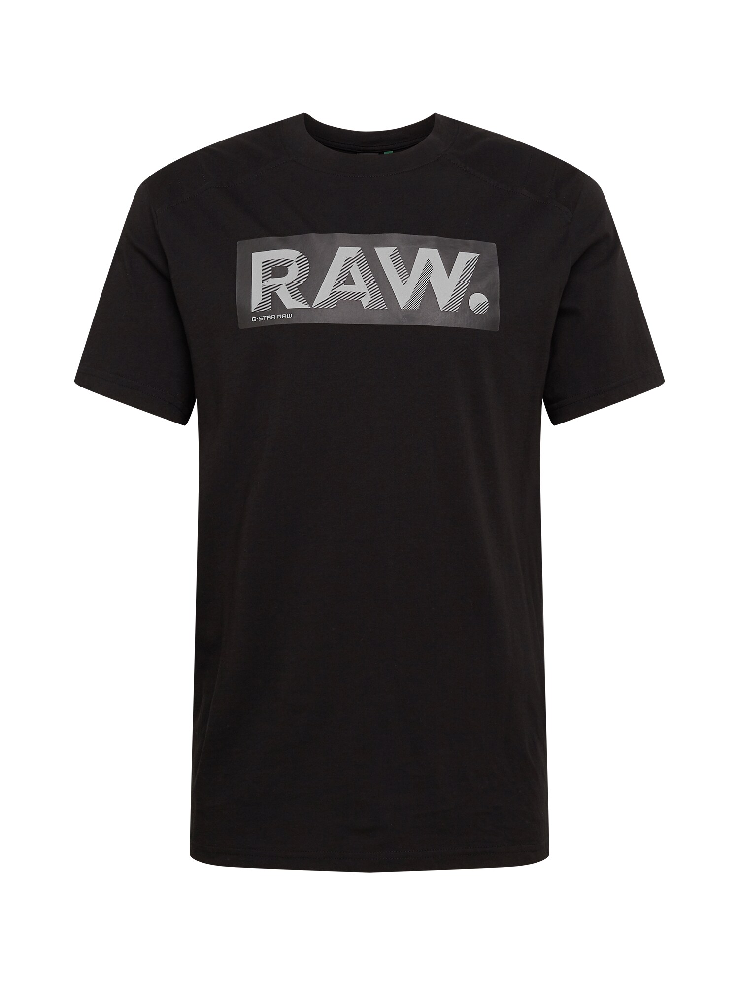 G-Star RAW Marškinėliai  juoda / margai pilka / šviesiai pilka