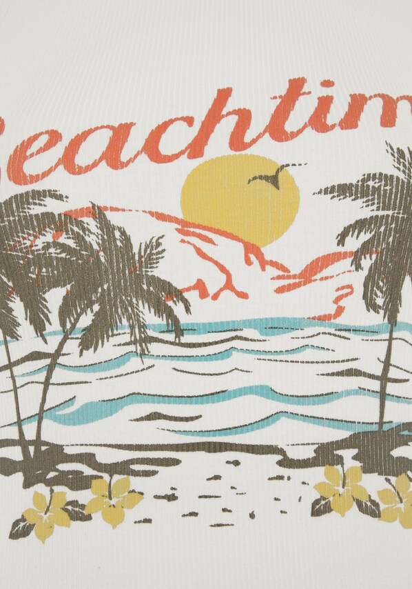 BEACH TIME, Top, fehér, 1 kép a 5 közül