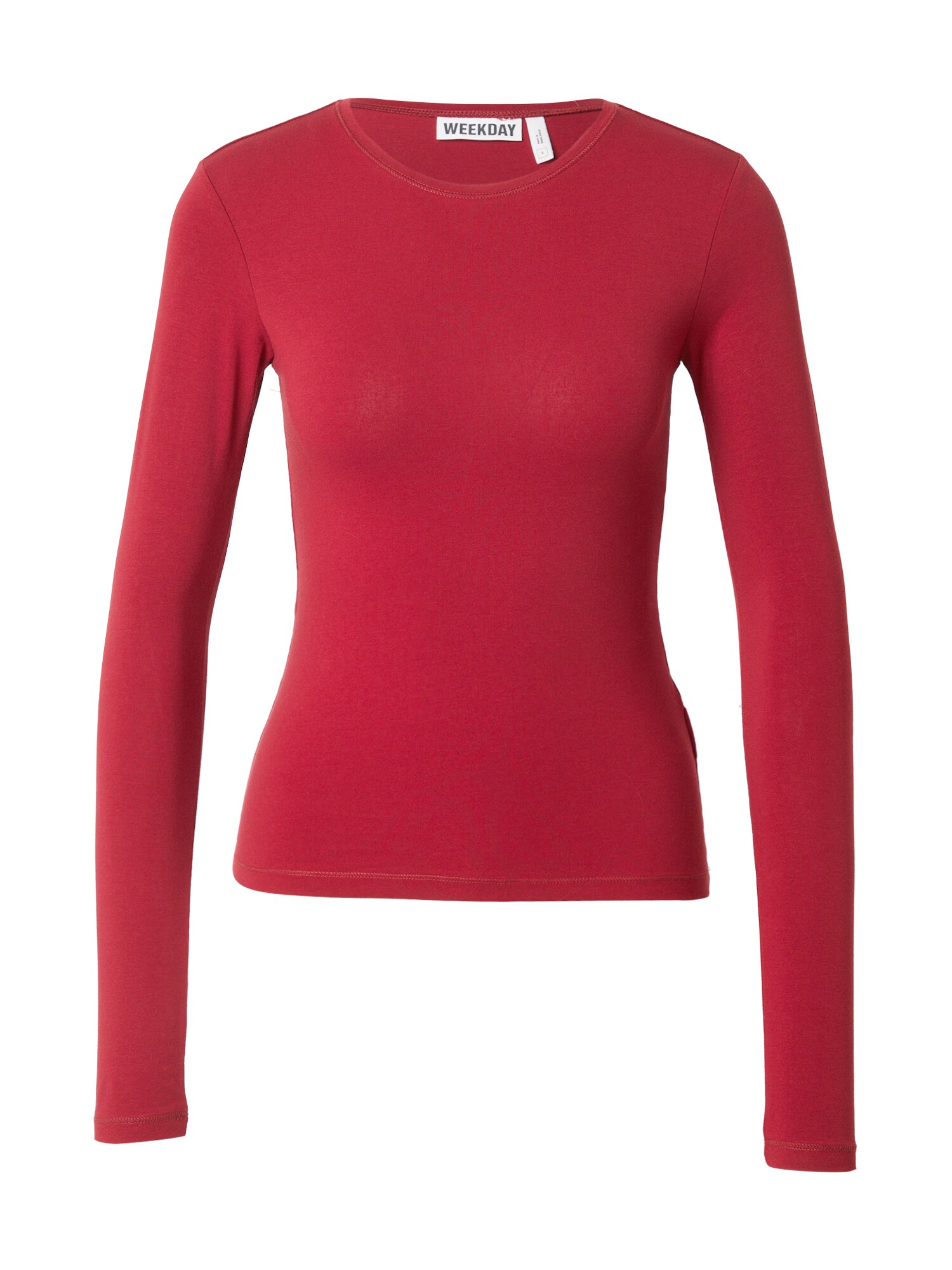 WEEKDAY Tricou  roșu cranberry