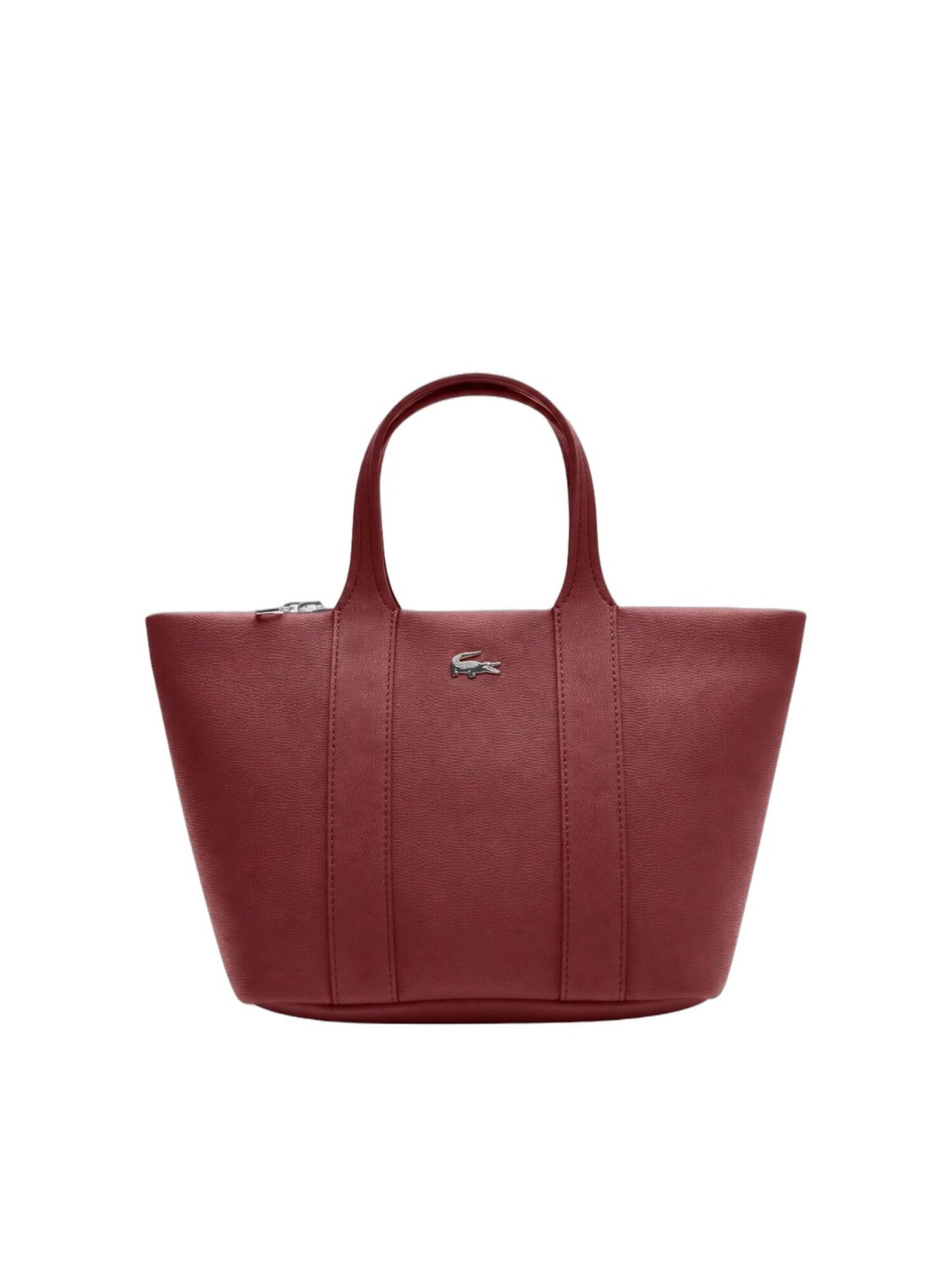 LACOSTE Shopper 'Lacoste Sac à Bandoulière Femme Bordeaux'  rojo