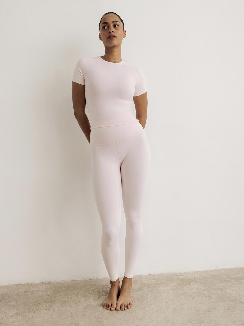 Sporttopp 'Top Manga Corta Lua Baby Pink'