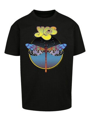 F4NT4STIC Shirt ‘Yes Dragonfly Tour V1’ Gemengde kleuren / Zwart