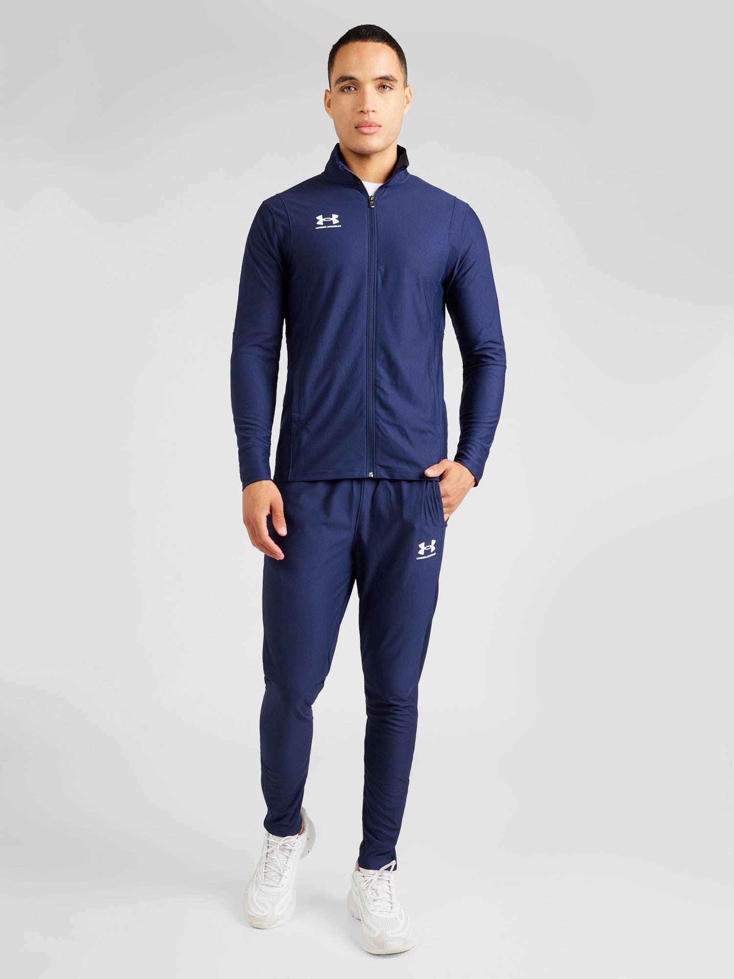 UNDER ARMOUR Tréningruha 'Challenger'  tengerészkék / fehér termék 2. képe