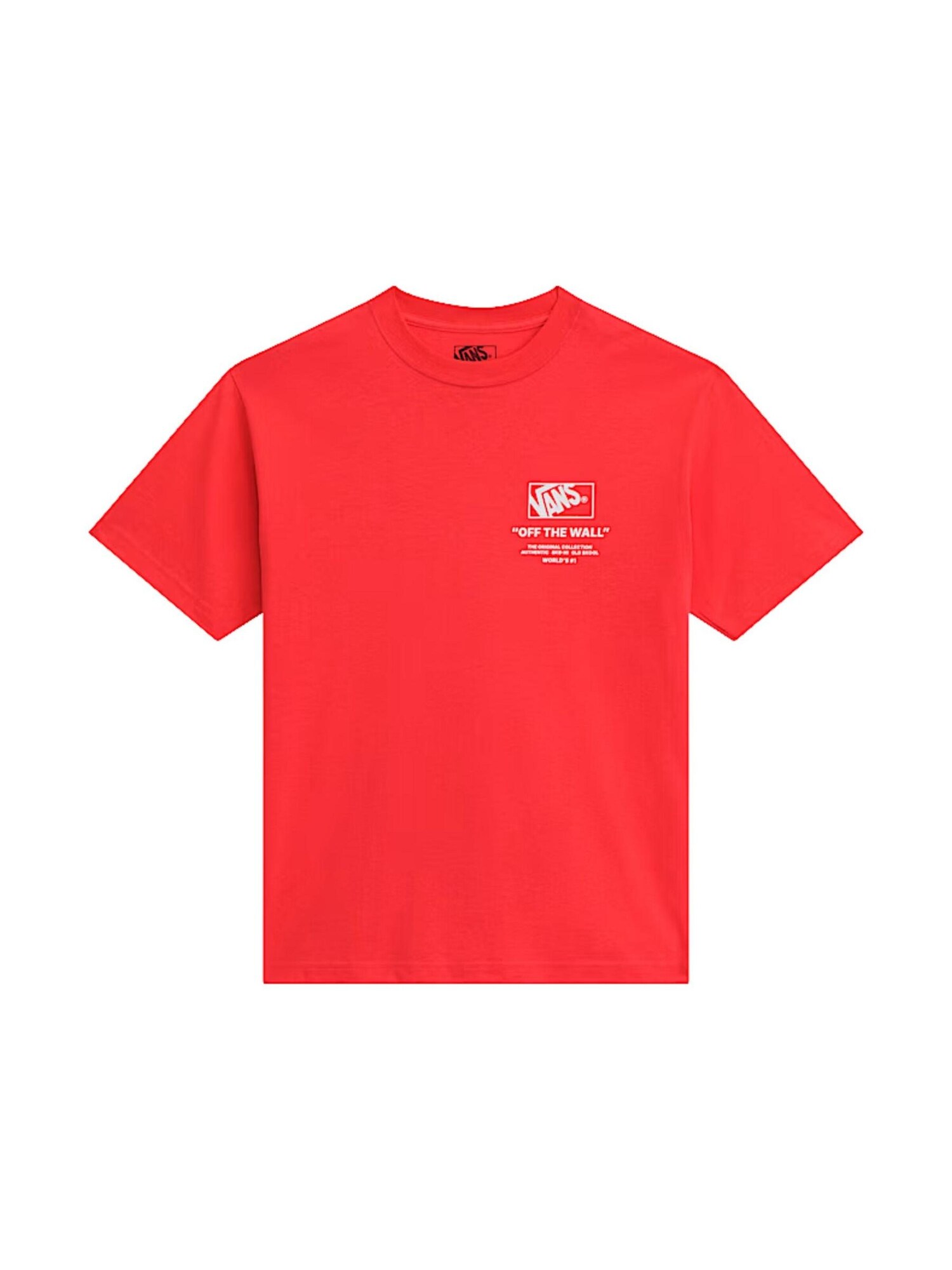 VANS Camiseta 'VANS STACKED HI SS TEE T-SHIRT'  rojo