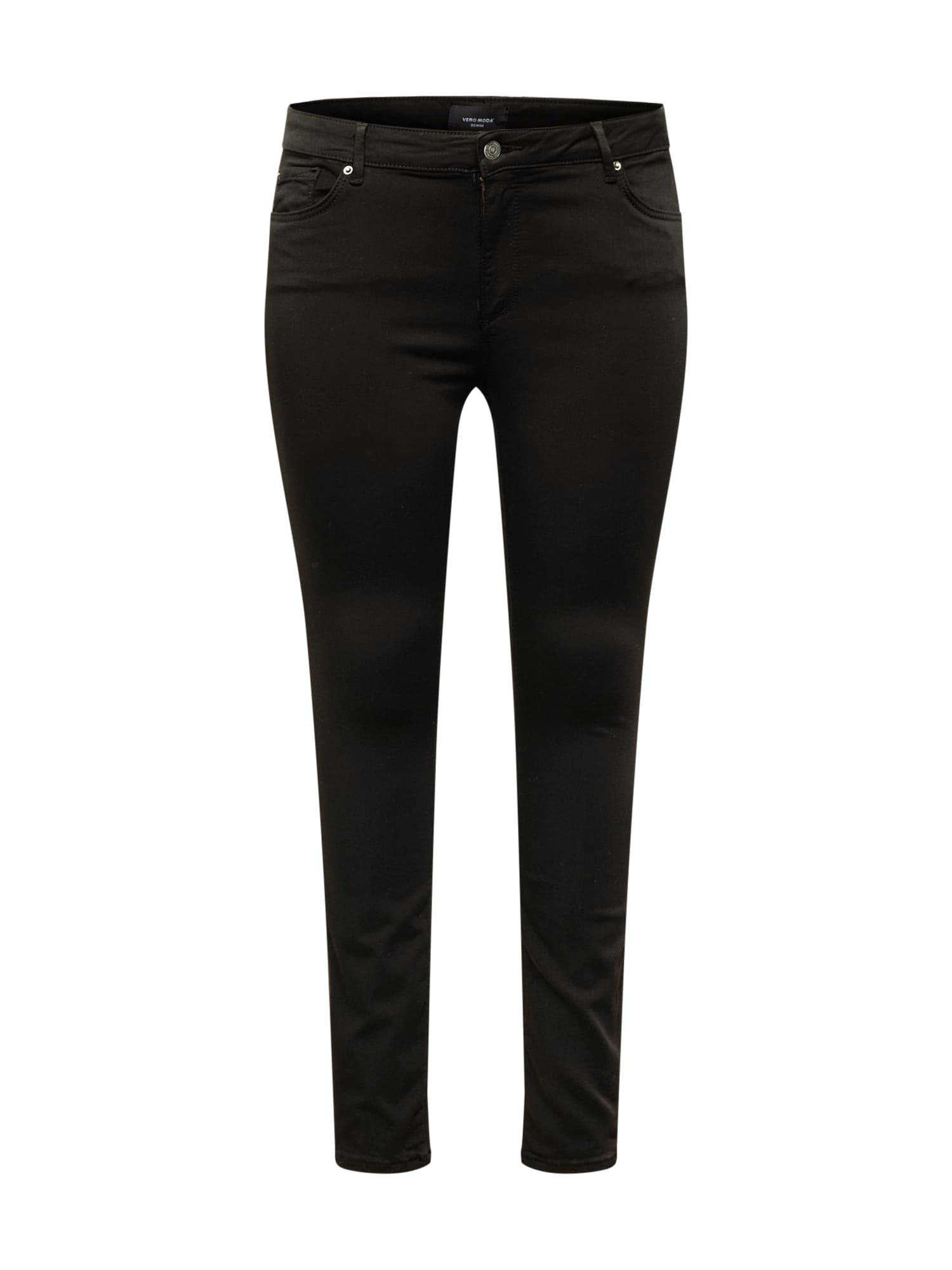 Vero Moda Curve Džinsai juodo džinso spalva