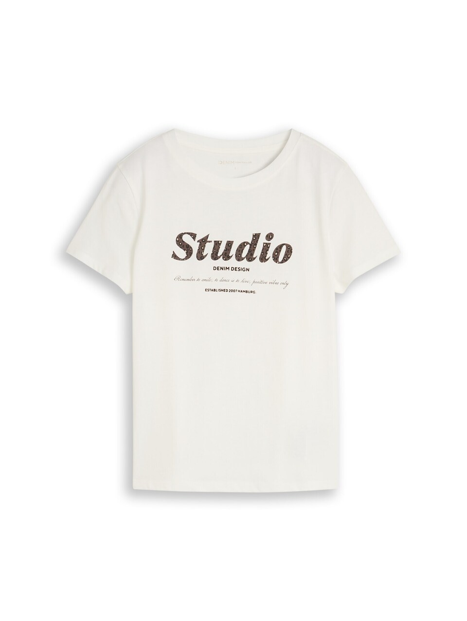 T-shirt mörkbrun / svart