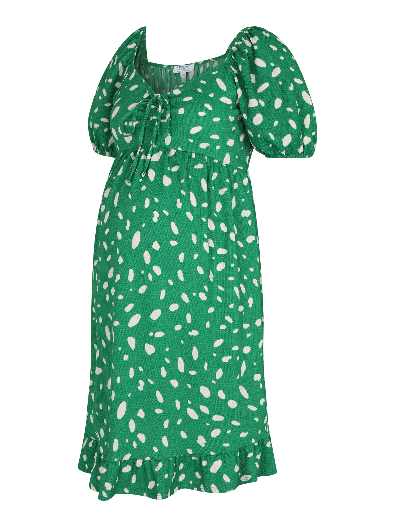 Dorothy Perkins Maternity Suknelė žalia / balta
