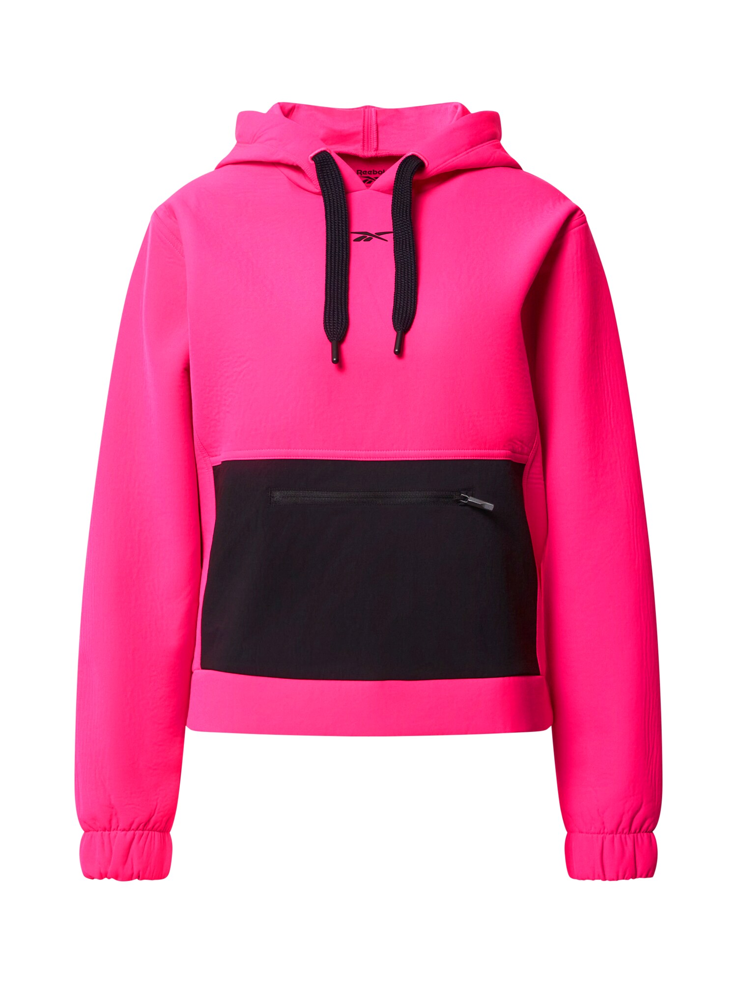REEBOK Sportinio tipo megztinis  rožinė / juoda