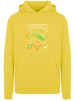 F4NT4STIC Sweatshirt ‘BATTLEZONE ‘ Geel / Groen / Oranje / Wit