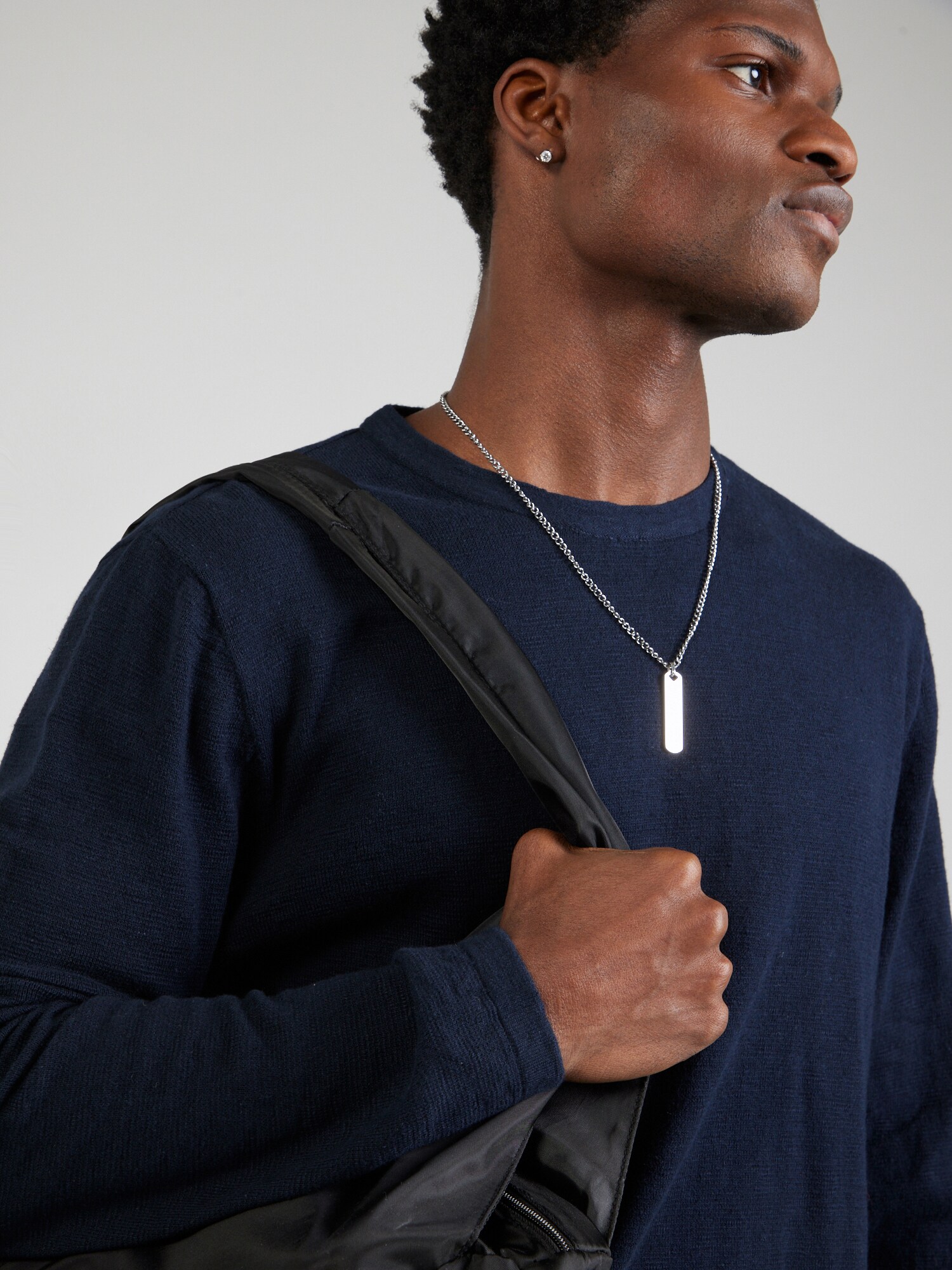 JACK & JONES Sveter 'JJESummer' námornícka modrá (obrázok 5)