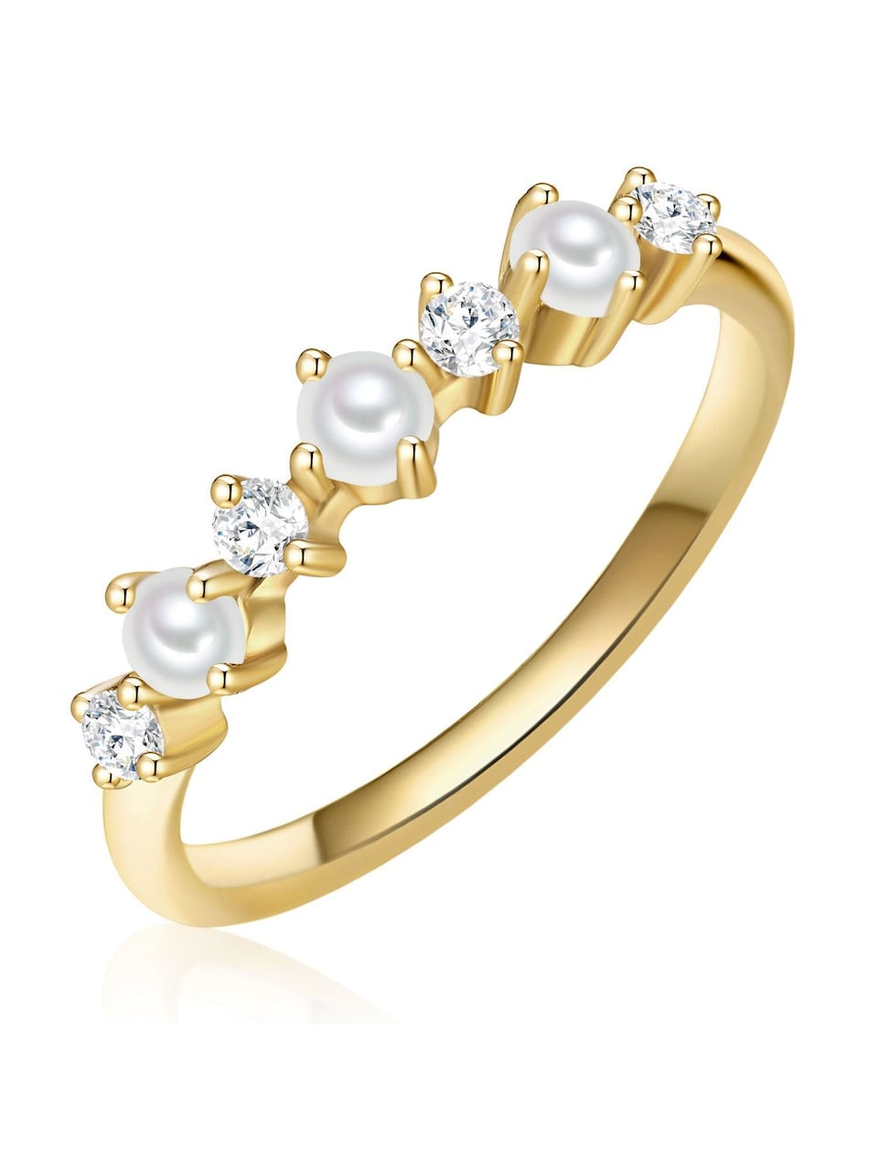 Ring guldgul / transparent