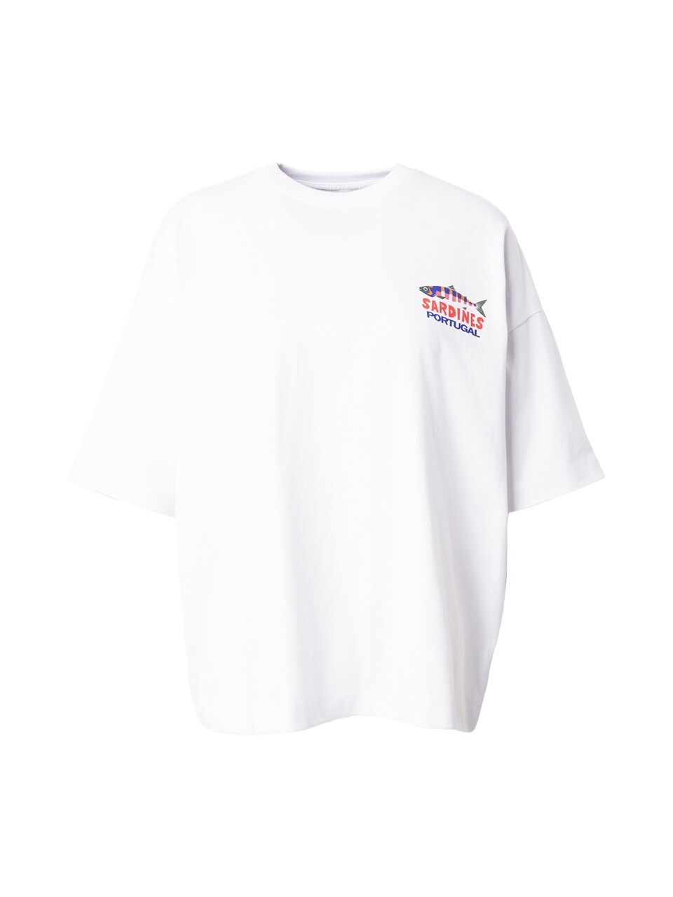 T-shirt 'PREMIUM' mörkblå / oliv / blodröd