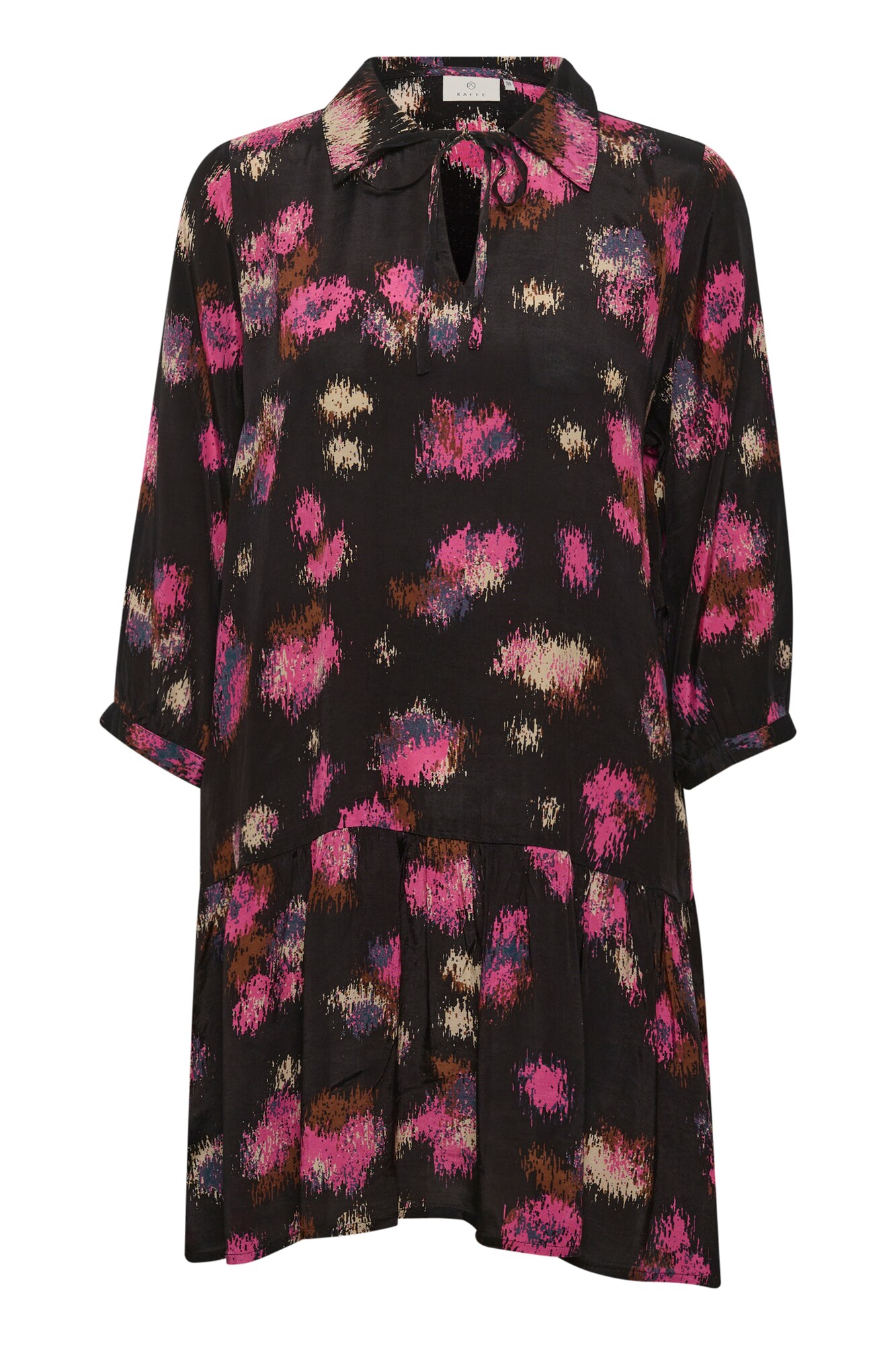Kaffe Tunika 'Lita'  krémová / brokátová / fuksia / čierna