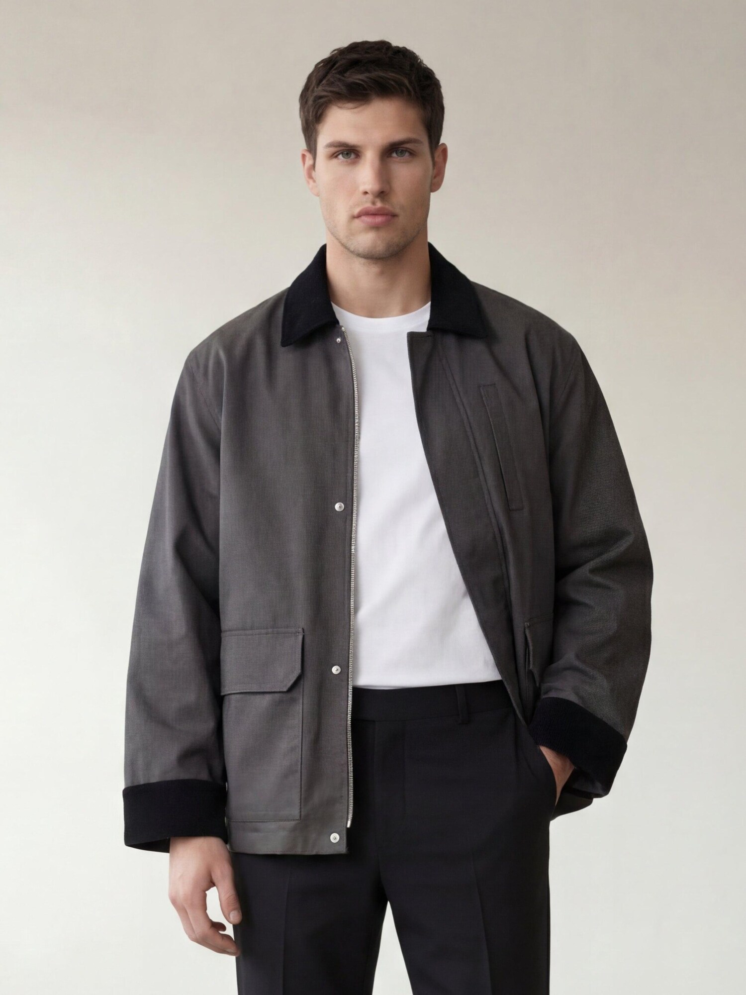 ARMIE Prijelazna jakna 'The Frederik Jacket' tamo siva