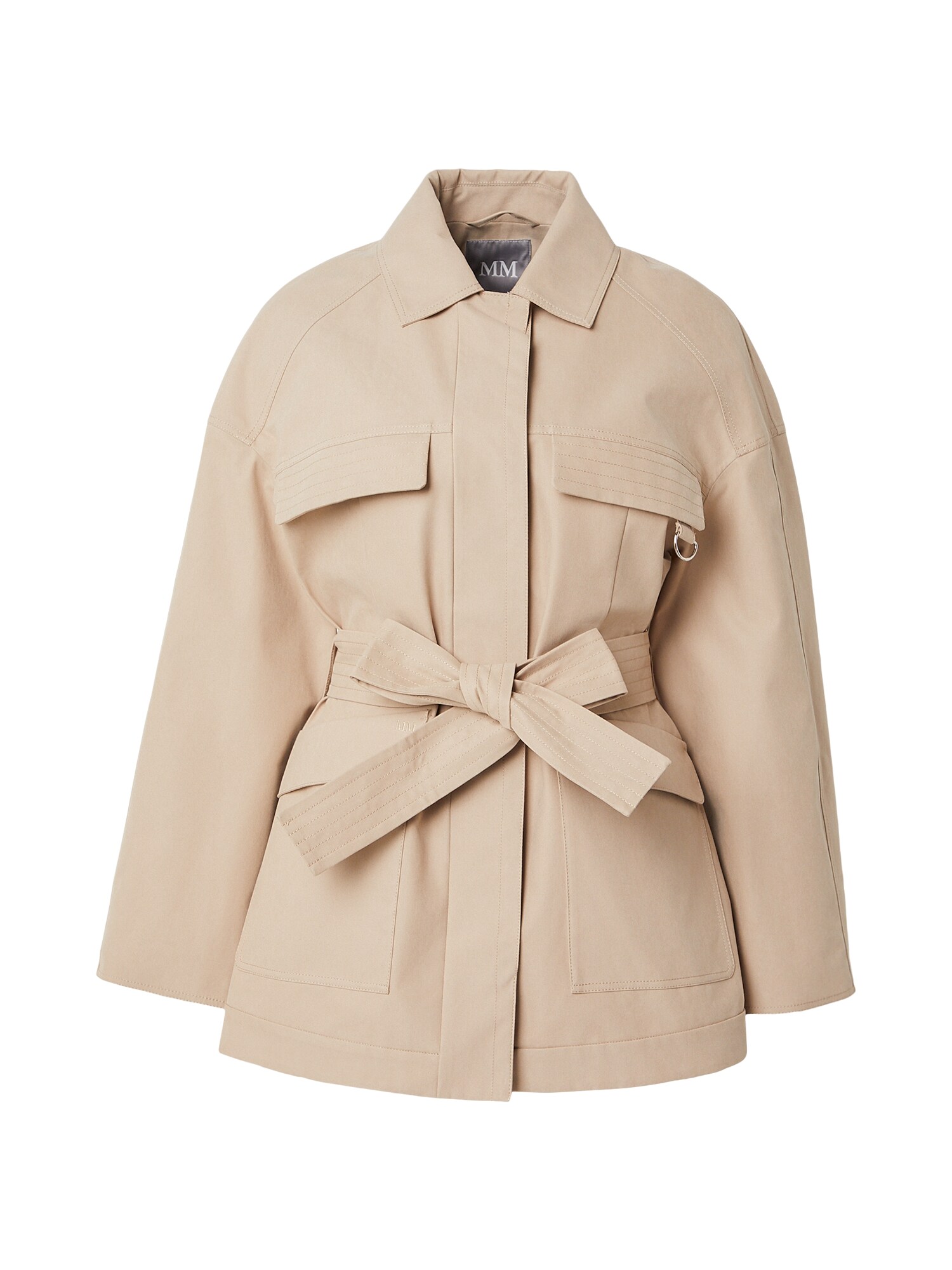 MM by Max Mara Palton de primăvară-toamnă RAFIA  bej