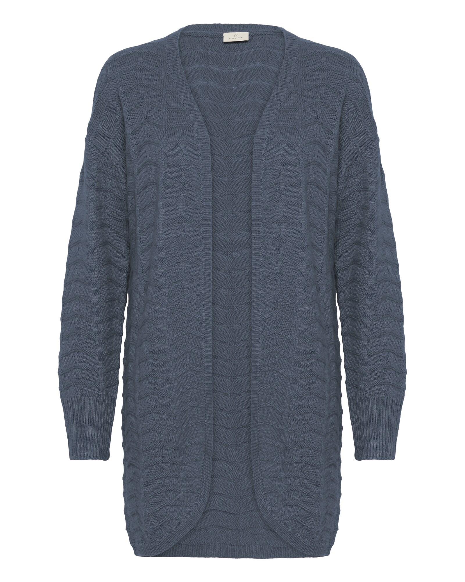 Kaffe Geacă tricotată KAEmria  albastru