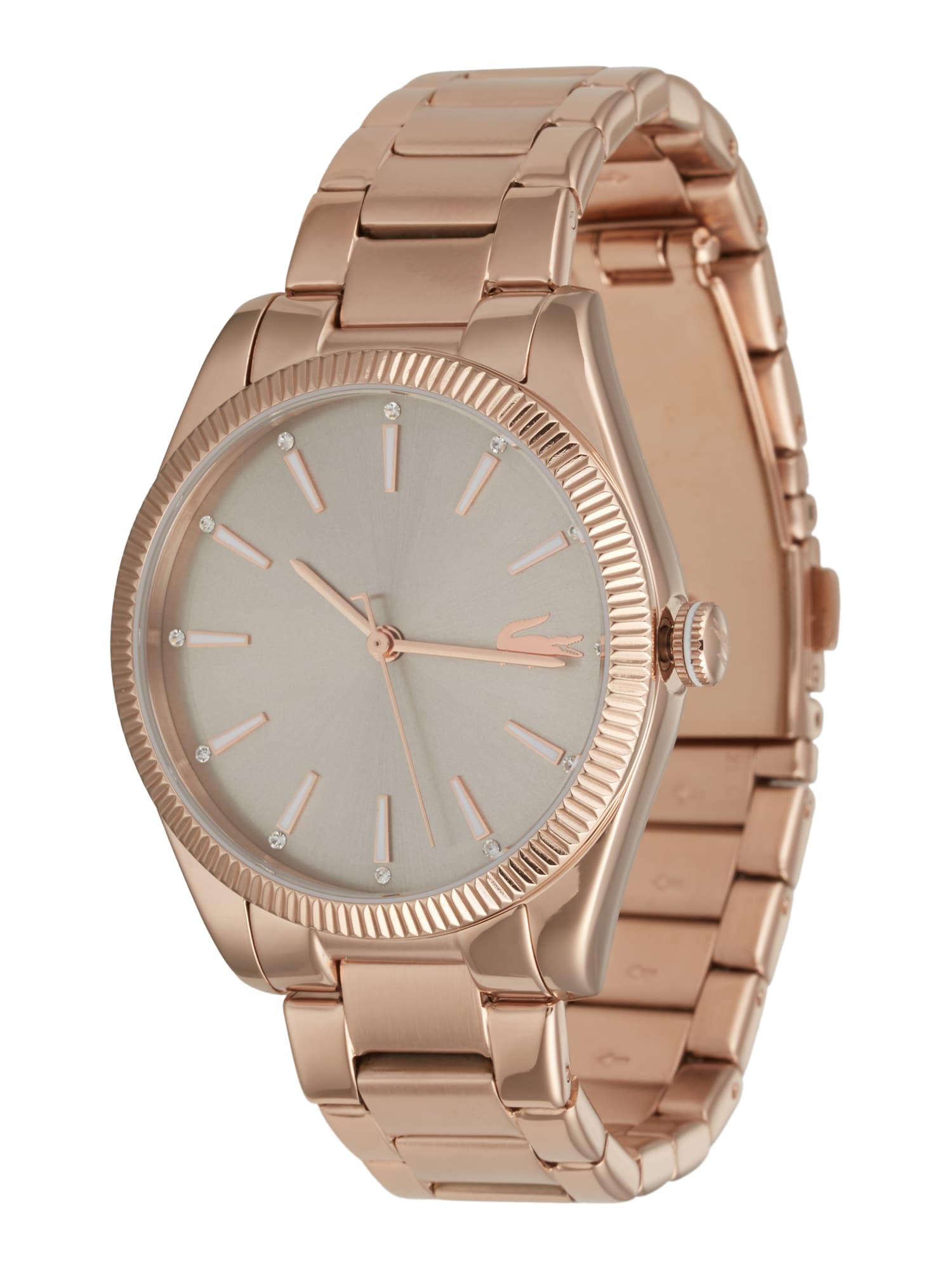 LACOSTE Analoginis (įprasto dizaino) laikrodis rožinio aukso spalva / sidabrinė
