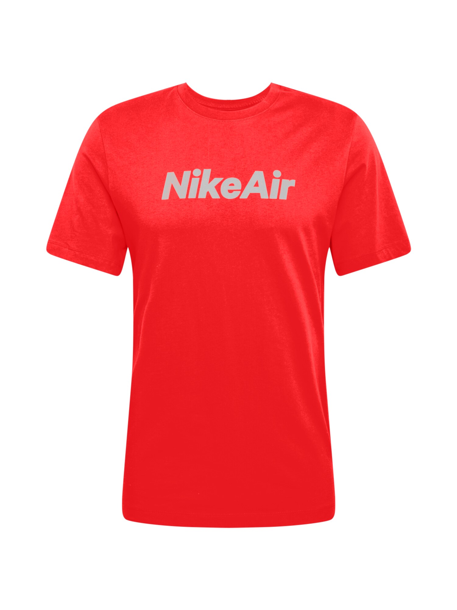 Nike Sportswear Marškinėliai  raudona / sidabrinė