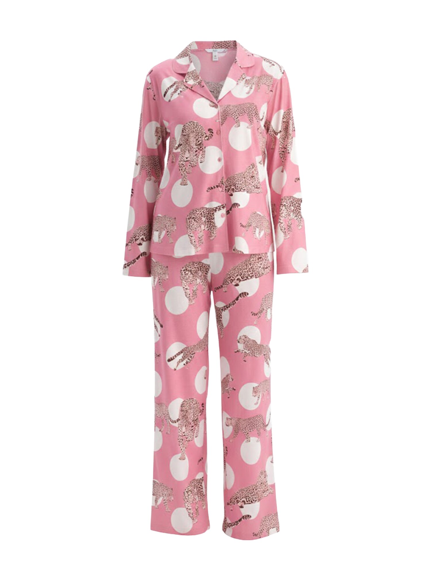 Dagi Pijama  crem / maro / roz pitaya / alb murdar