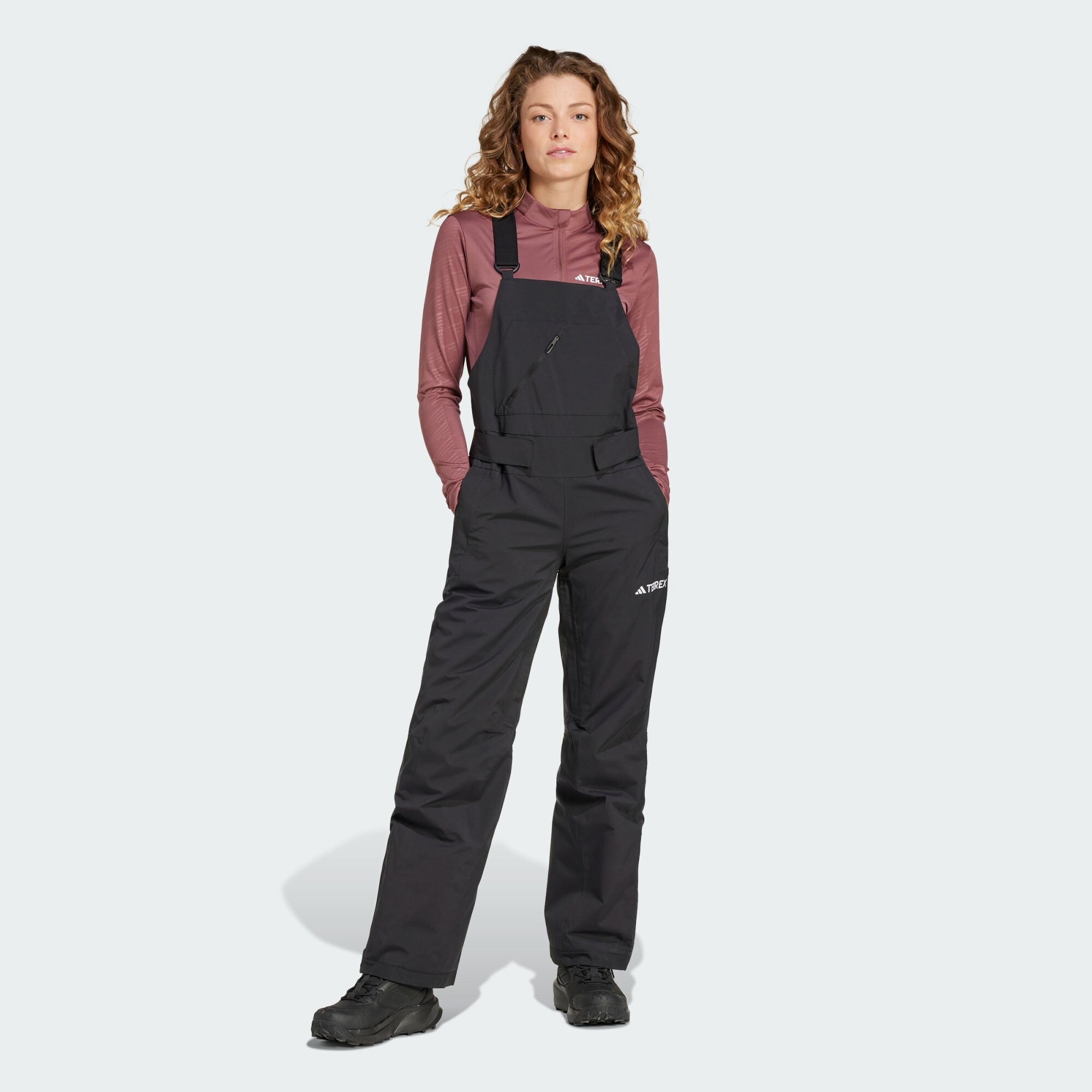 ADIDAS TERREX Kültéri nadrágok 'Xperior 2L'  fekete / fehér termék 2. képe