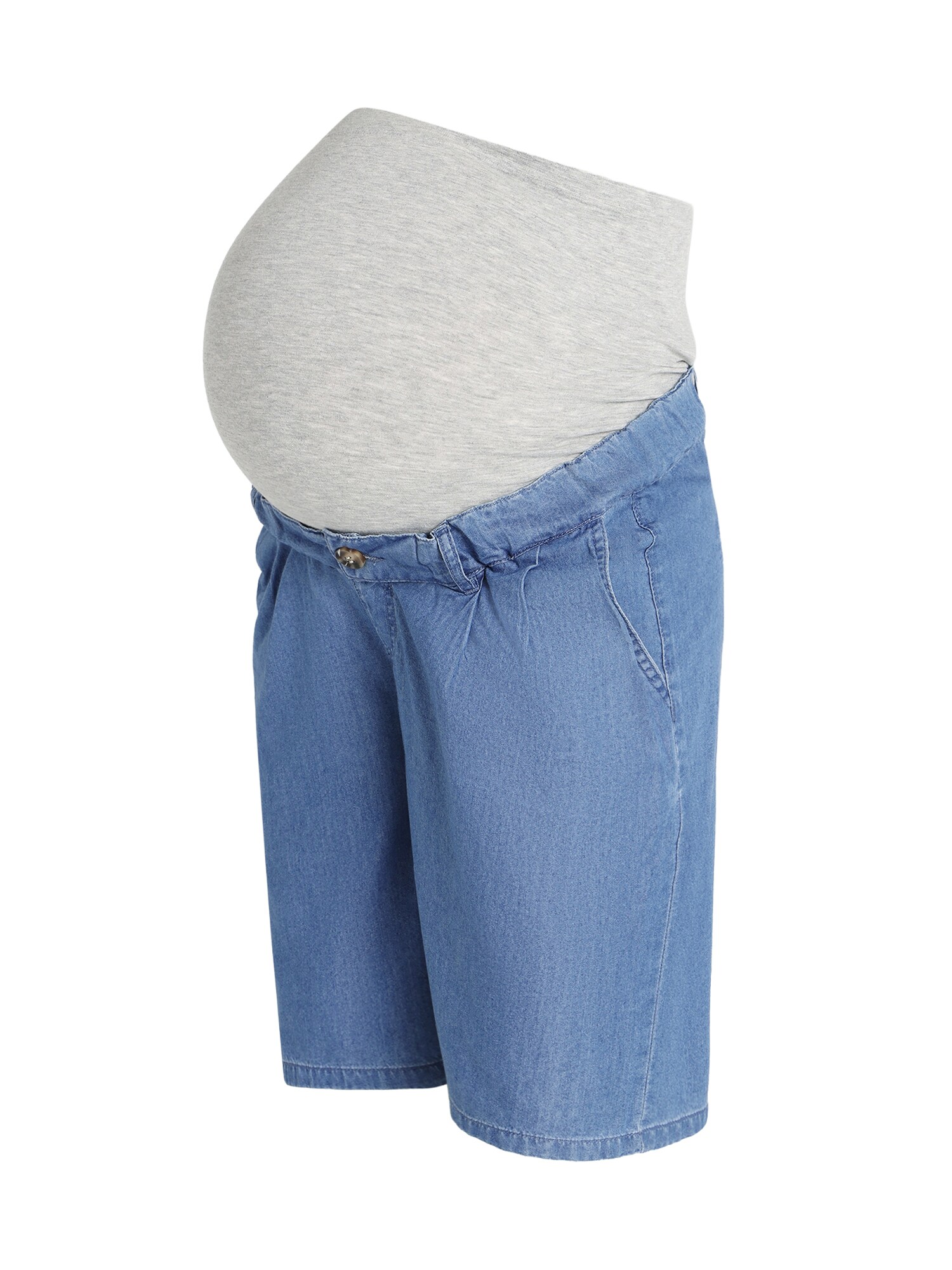 Only Maternity Traperice s naborima 'OLMBEA'  plavi traper / siva melange