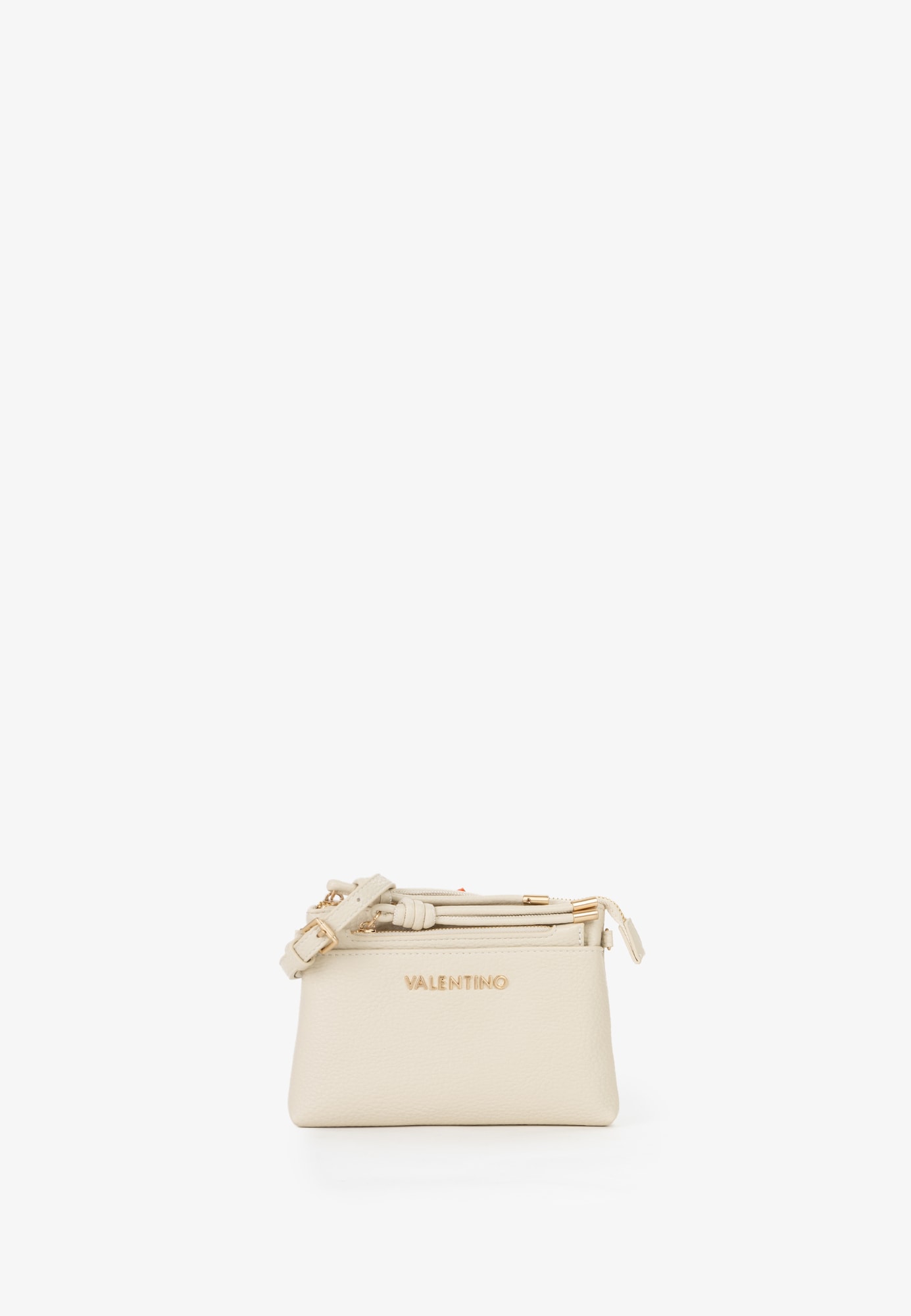 VALENTINO Portofel SAPHIRA ecru / auriu