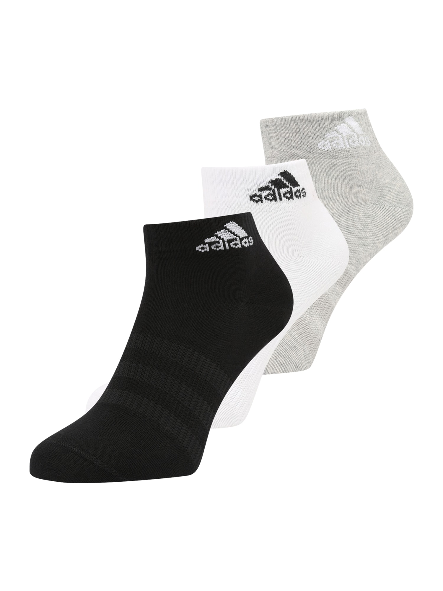 ADIDAS SPORTSWEAR Športové ponožky 'Thin And Light  '  sivá / čierna / biela