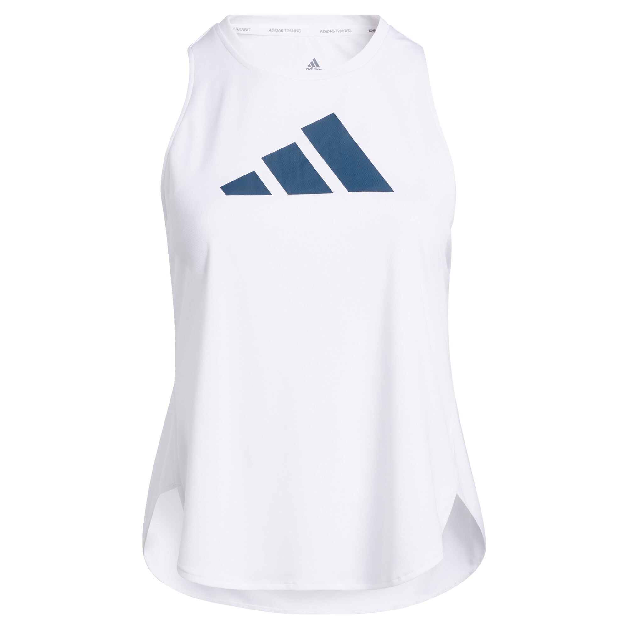 ADIDAS PERFORMANCE Sportiniai marškinėliai be rankovių  balta / tamsiai mėlyna