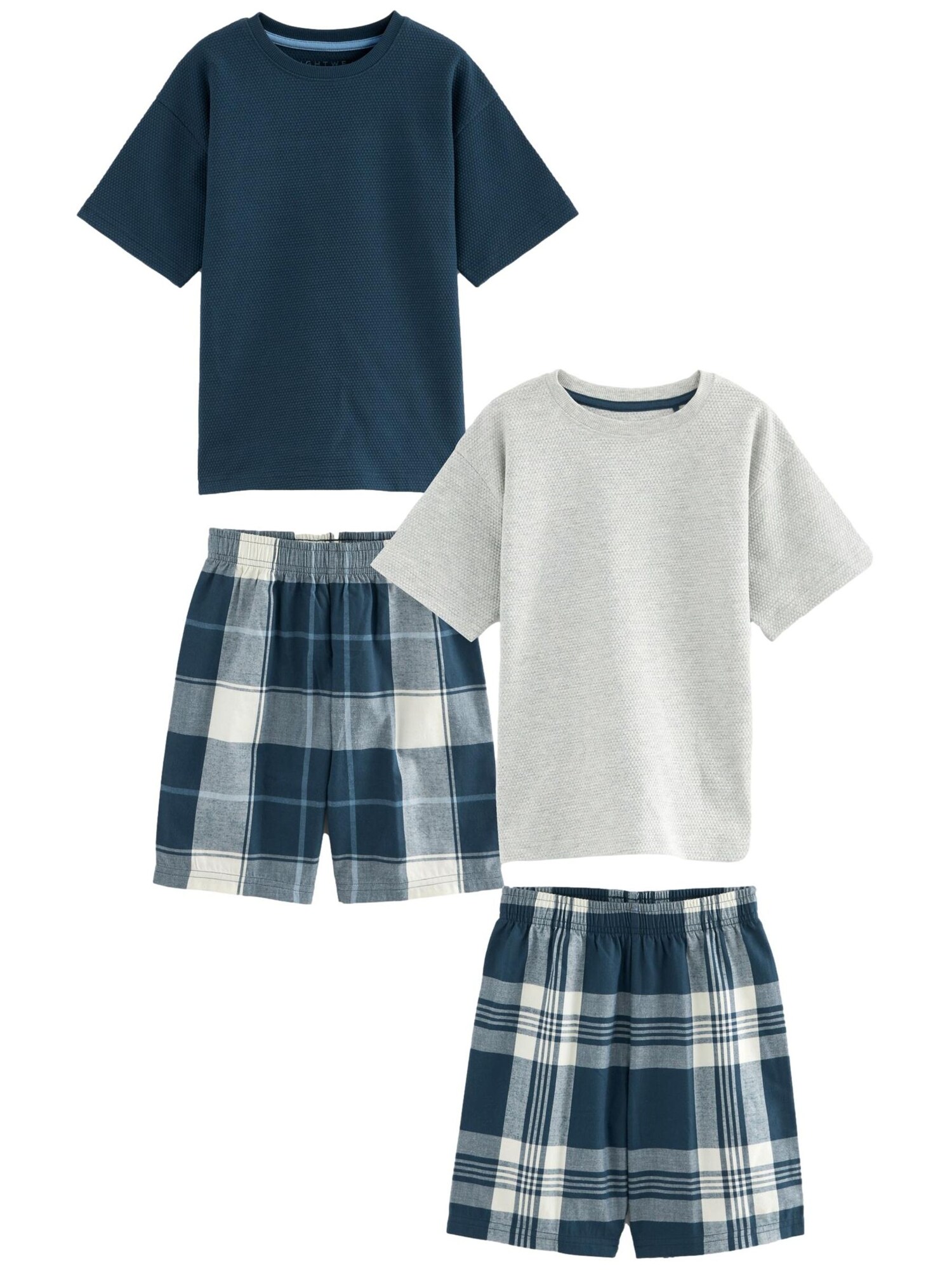 Next Pijamale  albastru / gri