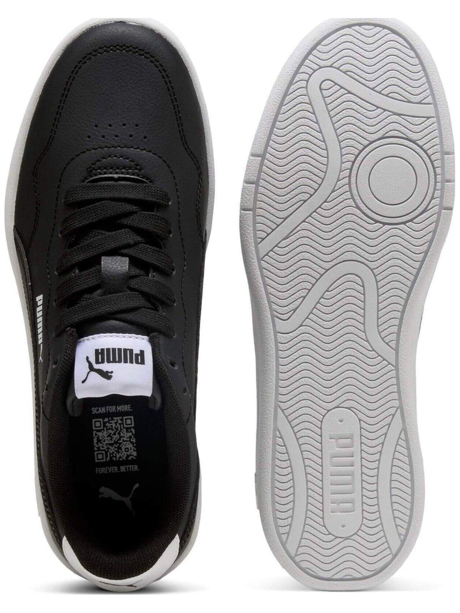 PUMA Zapatillas deportivas bajas 'Court Lally'  negro / blanco – imagen 4