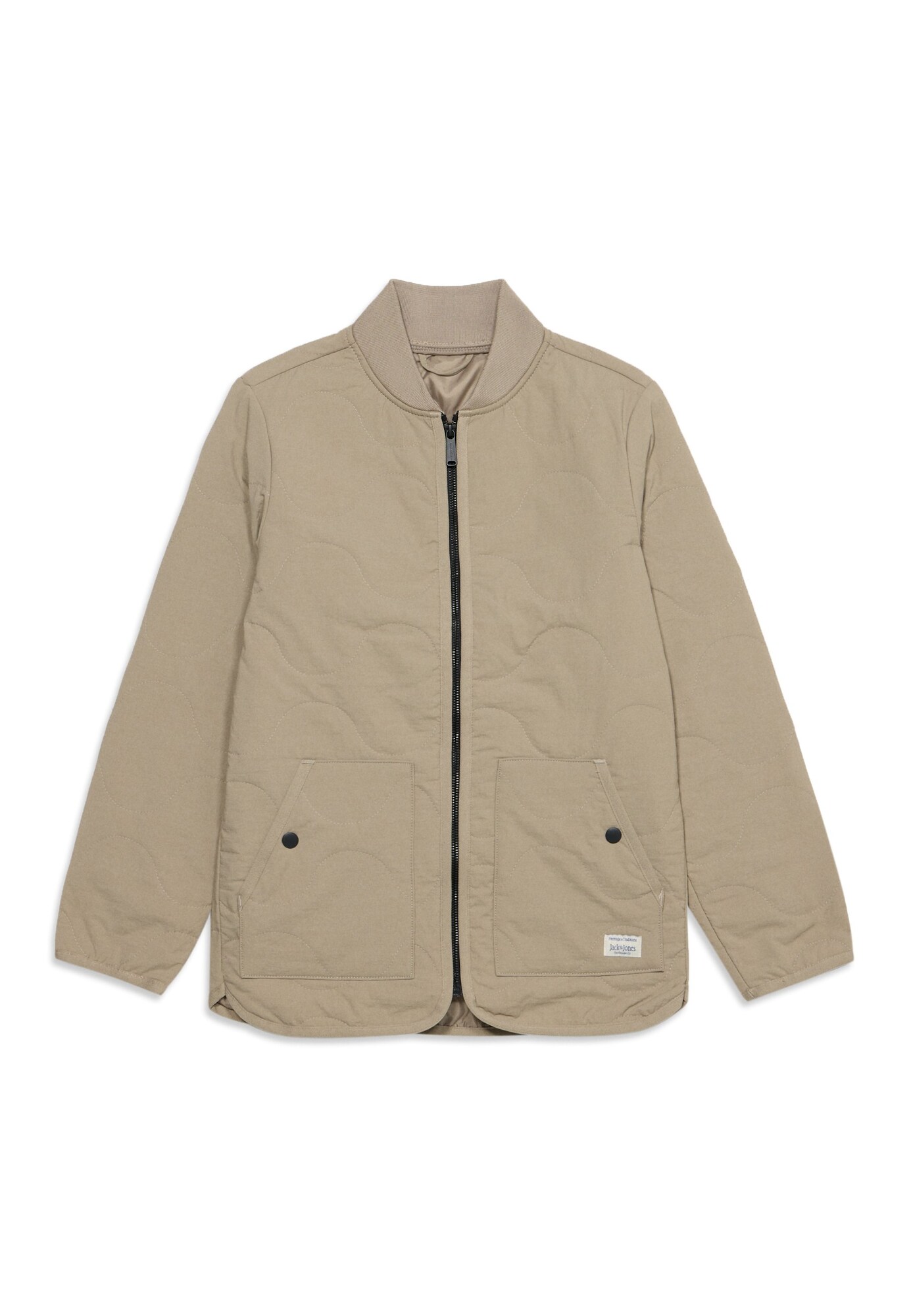 Jack & Jones Junior Geacă de primăvară-toamnă JJAXEL bej închis