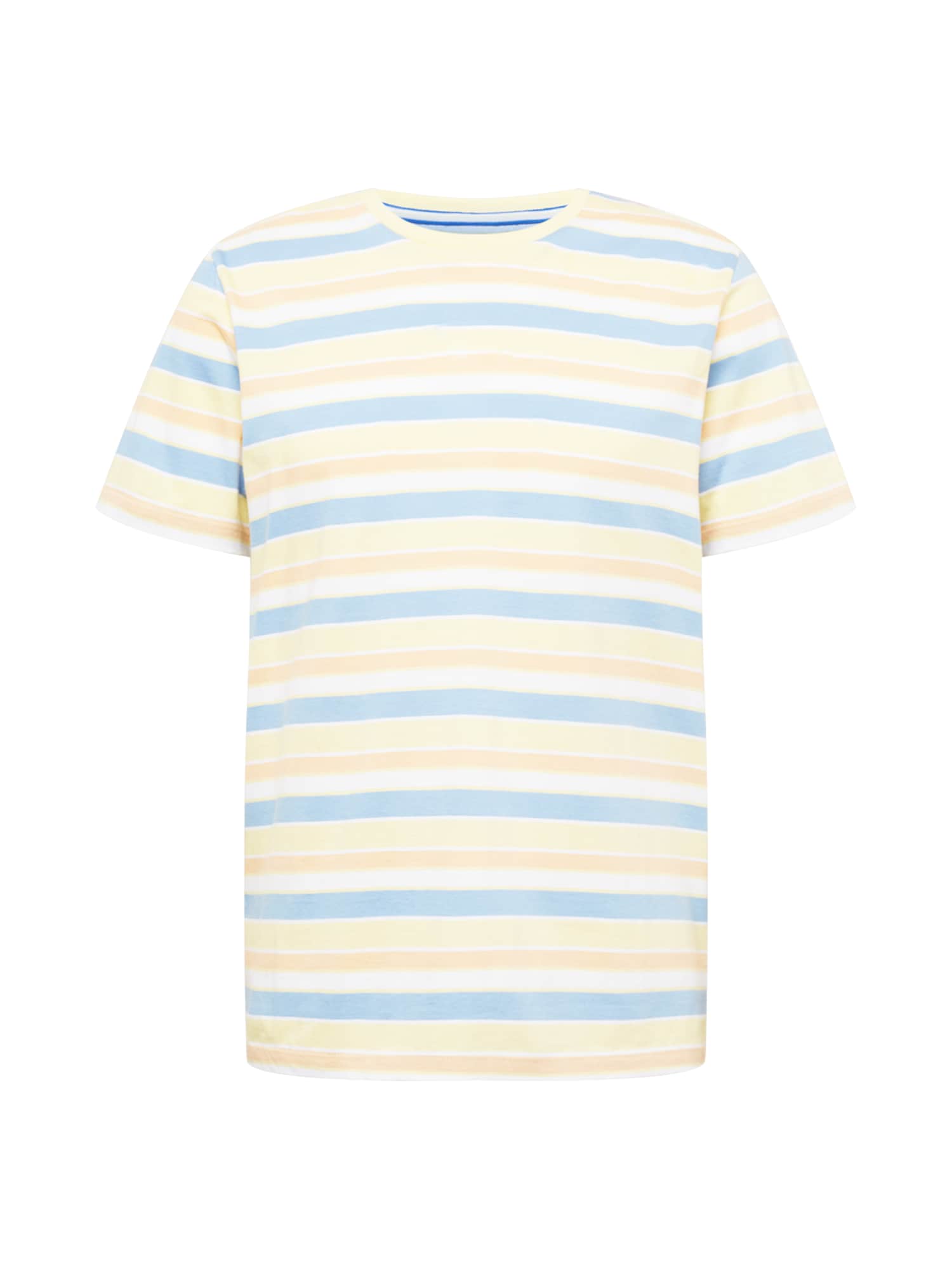 COLOURS & SONS Marškinėliai smėlio spalva / šviesiai oranžinė / šviesiai mėlyna