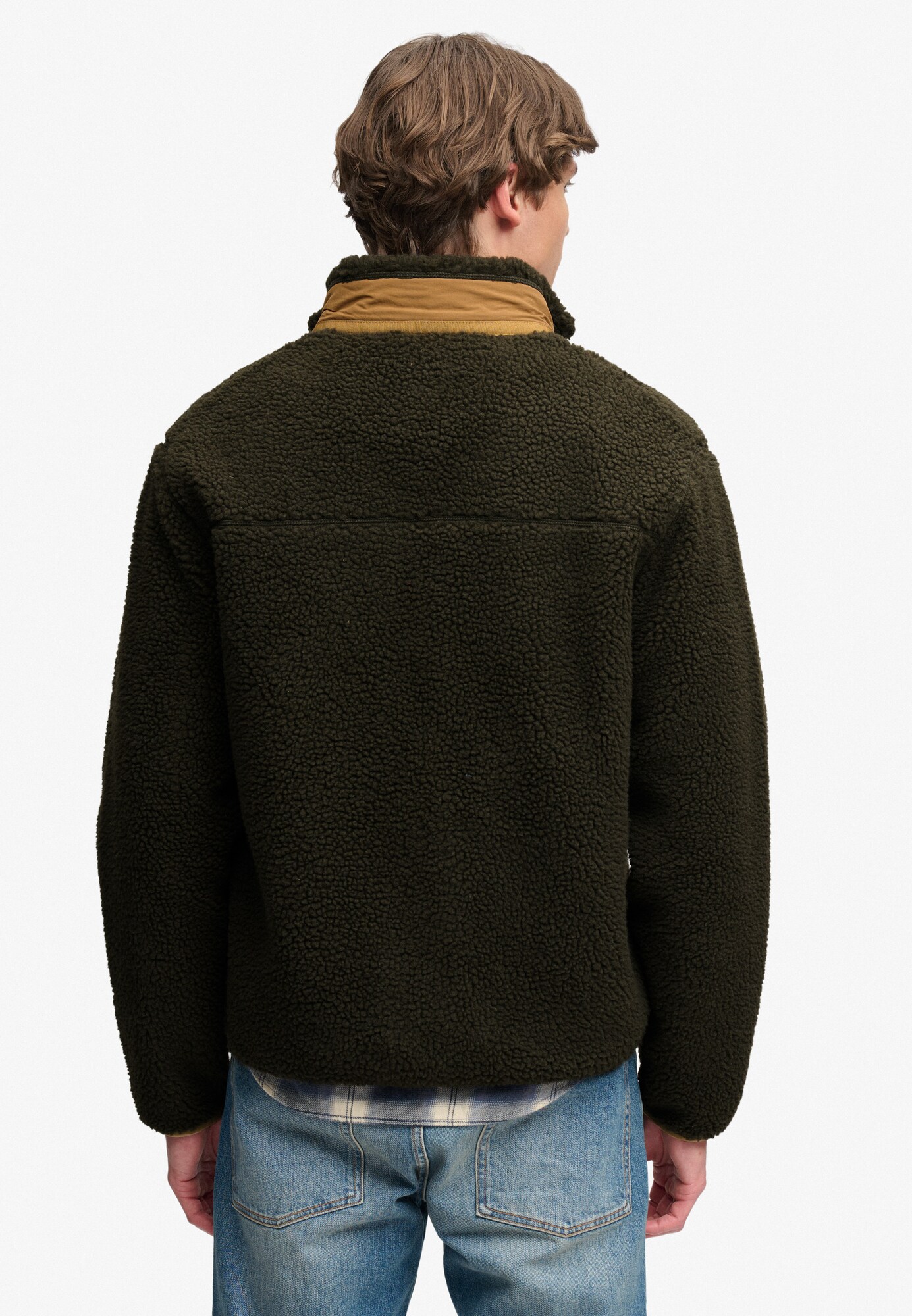 Superdry & Co Chaqueta polar 'MOUNTAIN'  sepia / verde oscuro – imagen 3