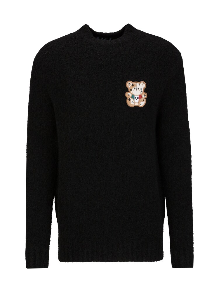 19V69 ITALIA Pullover 'Enrico Italian' Herren Größe XXL grün / rot / schwarz / weiß