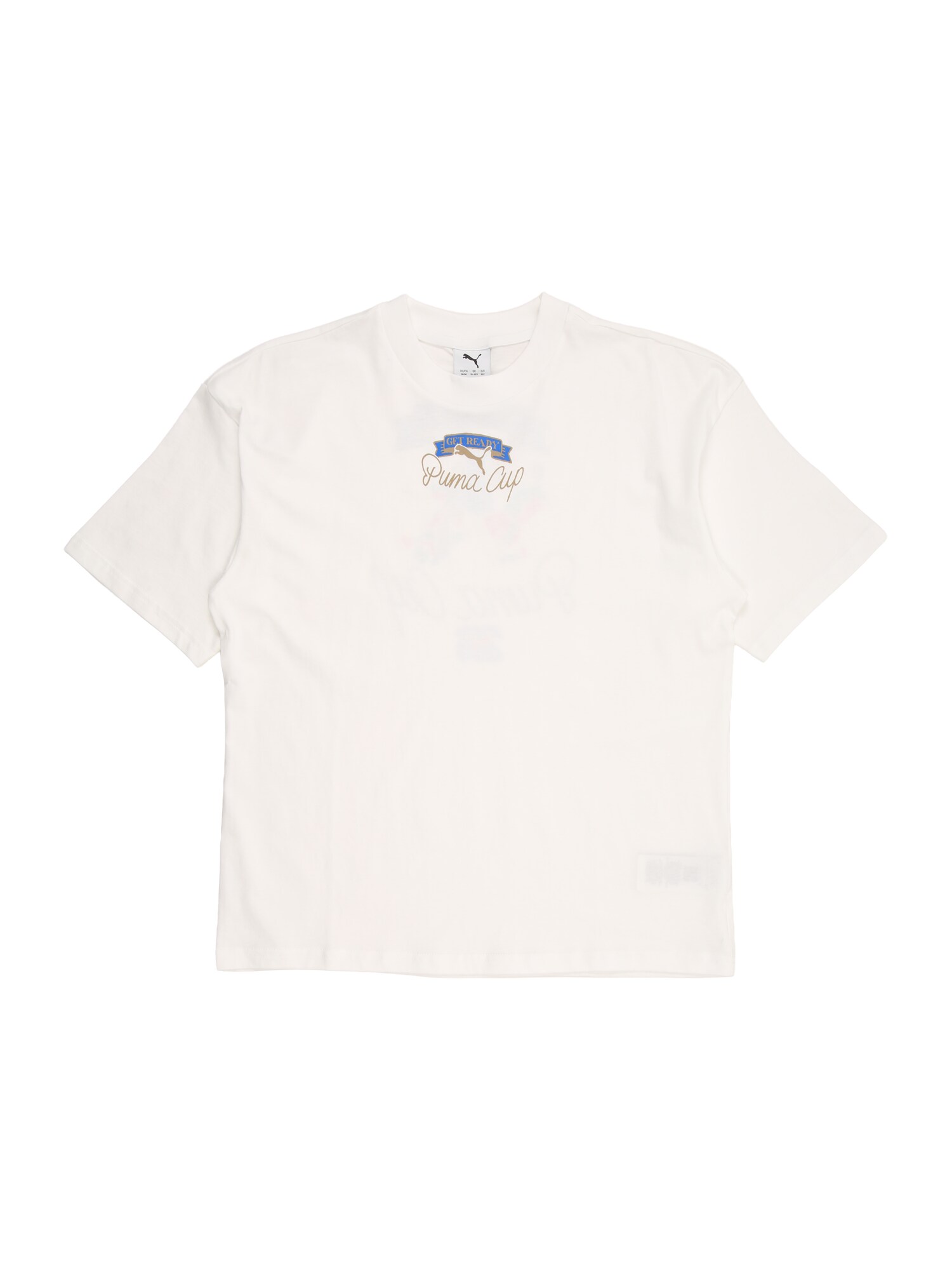 PUMA Tricou 'World Cup'  albastru gențiană / verde / roșu / alb