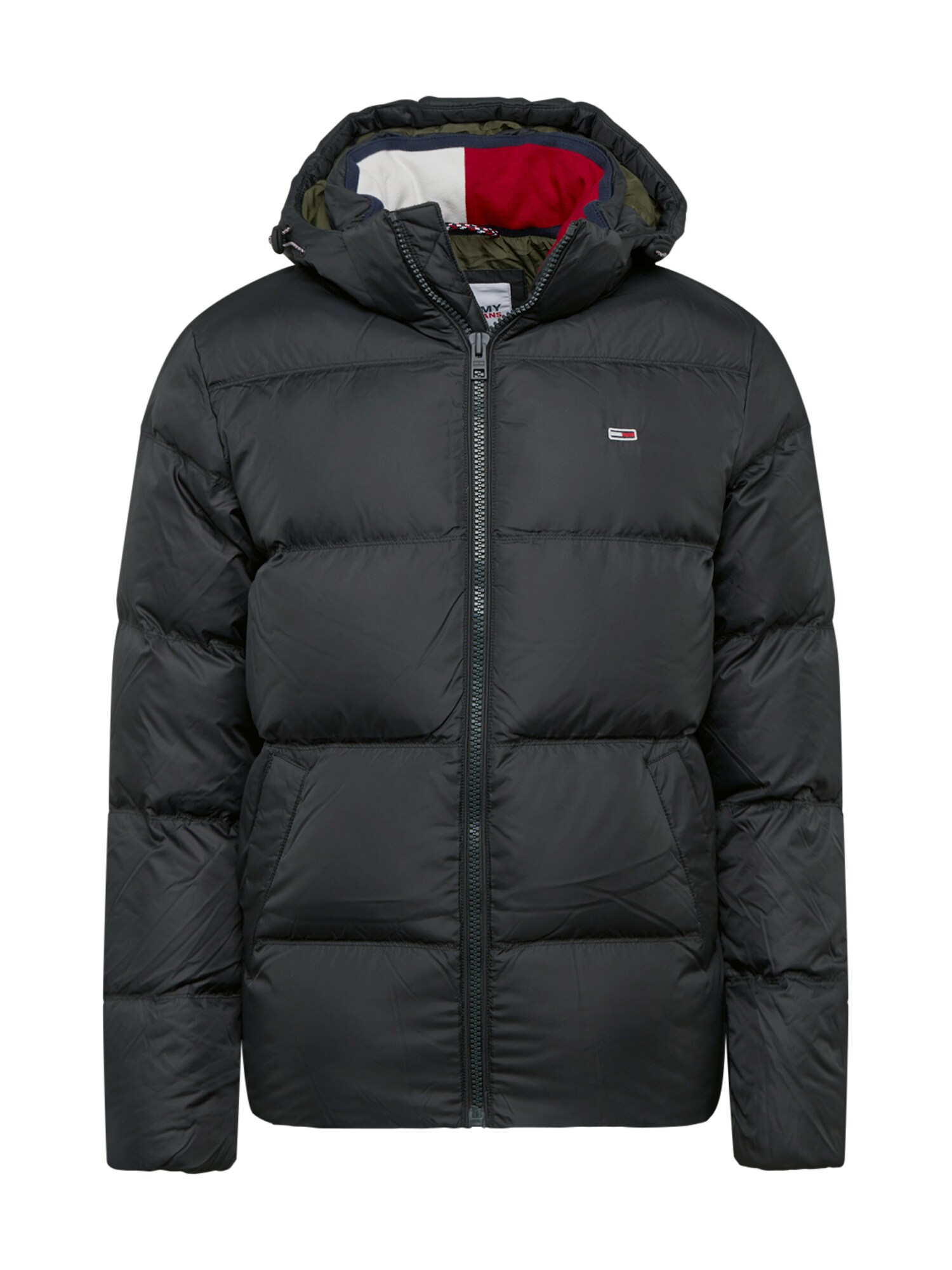 Tommy Jeans Žieminė striukė 'ESSENTIAL'  juoda