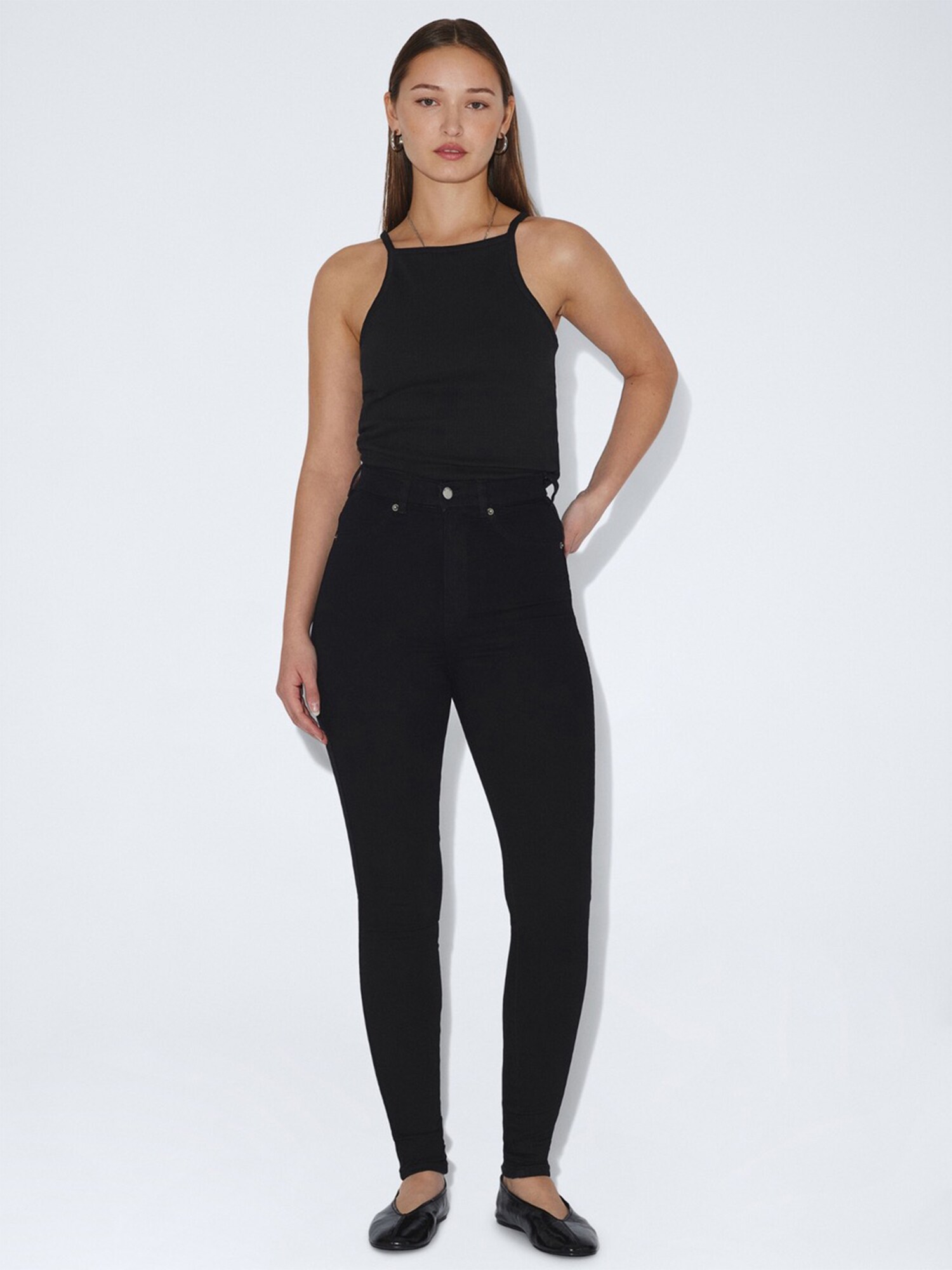 Dr. Denim Jeggings 'Solitaire' čierny denim (obrázok 4)
